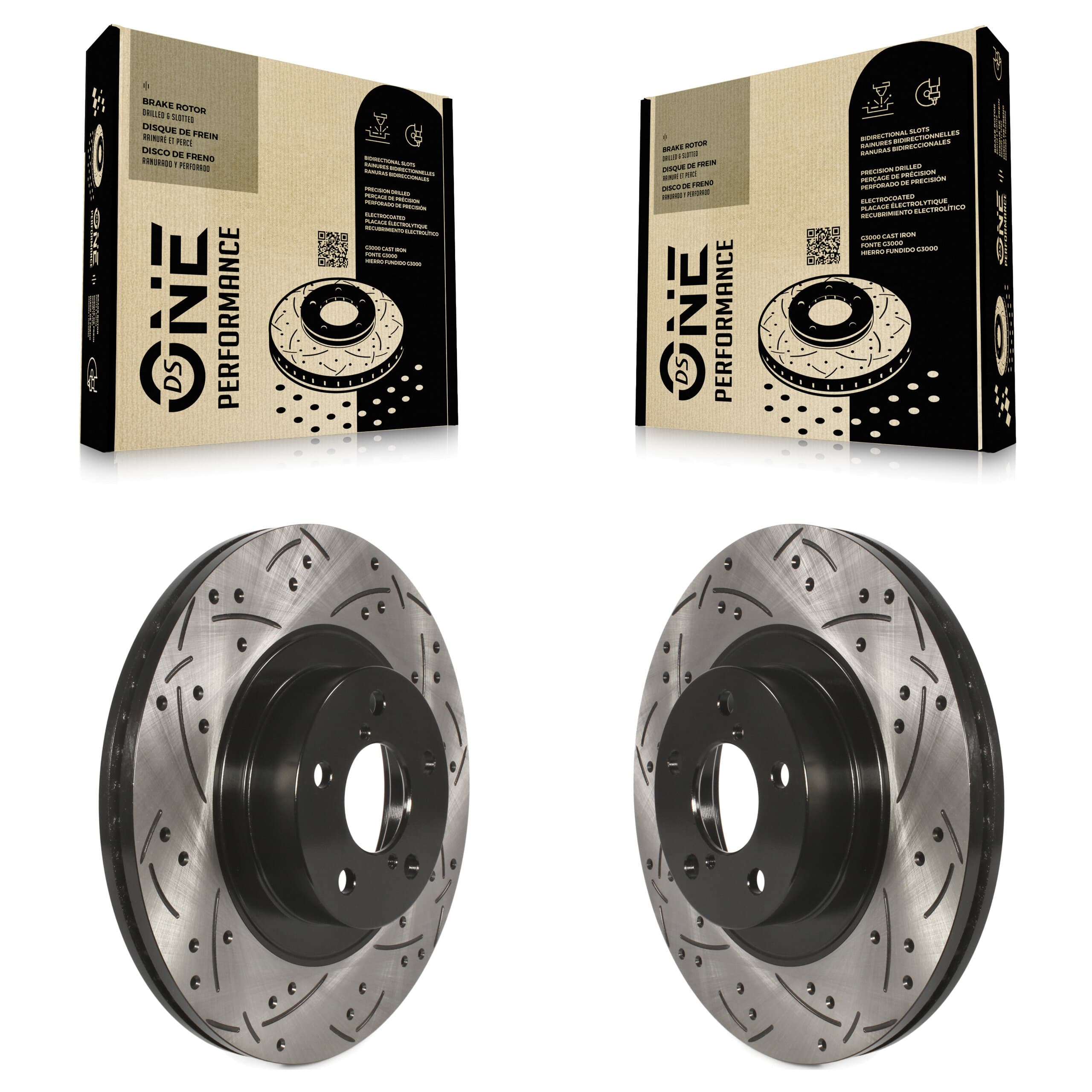 DS-One - KD-100043 - Front Disc Brake Rotor Kits image 1