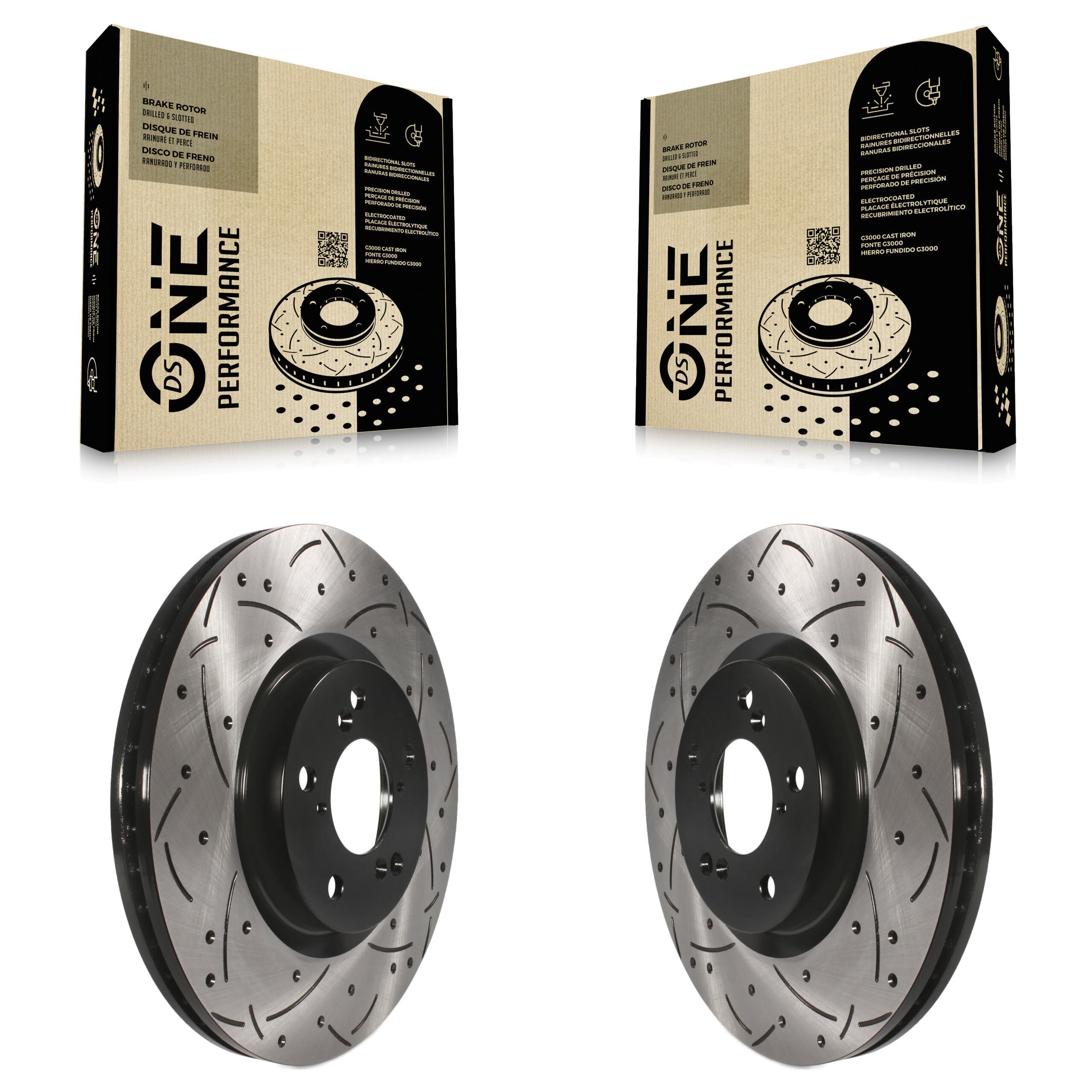 DS-One - KD-100054 - Front Disc Brake Rotor Kits image 1