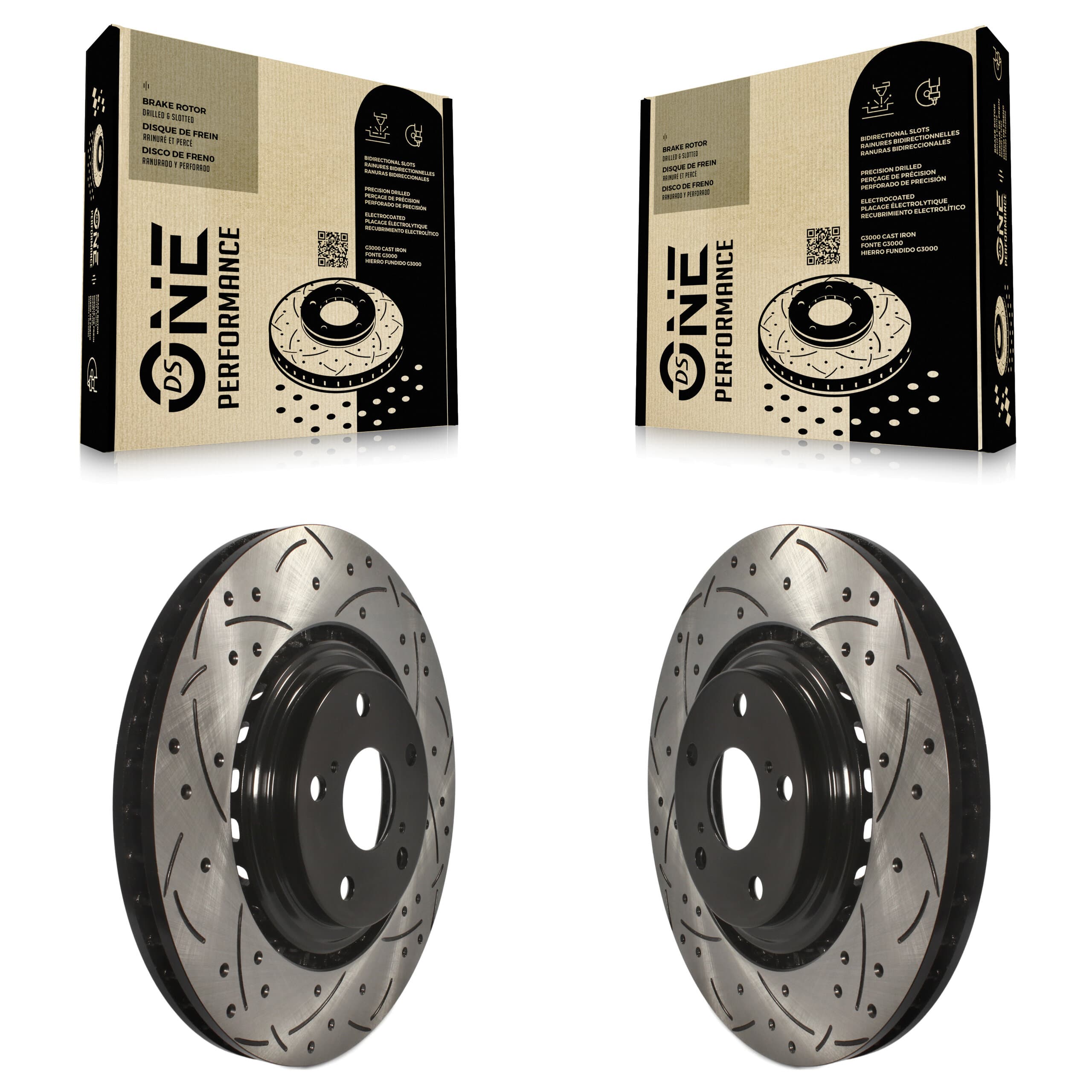 DS-One - KD-100063 - Front Disc Brake Rotor Kits image 1