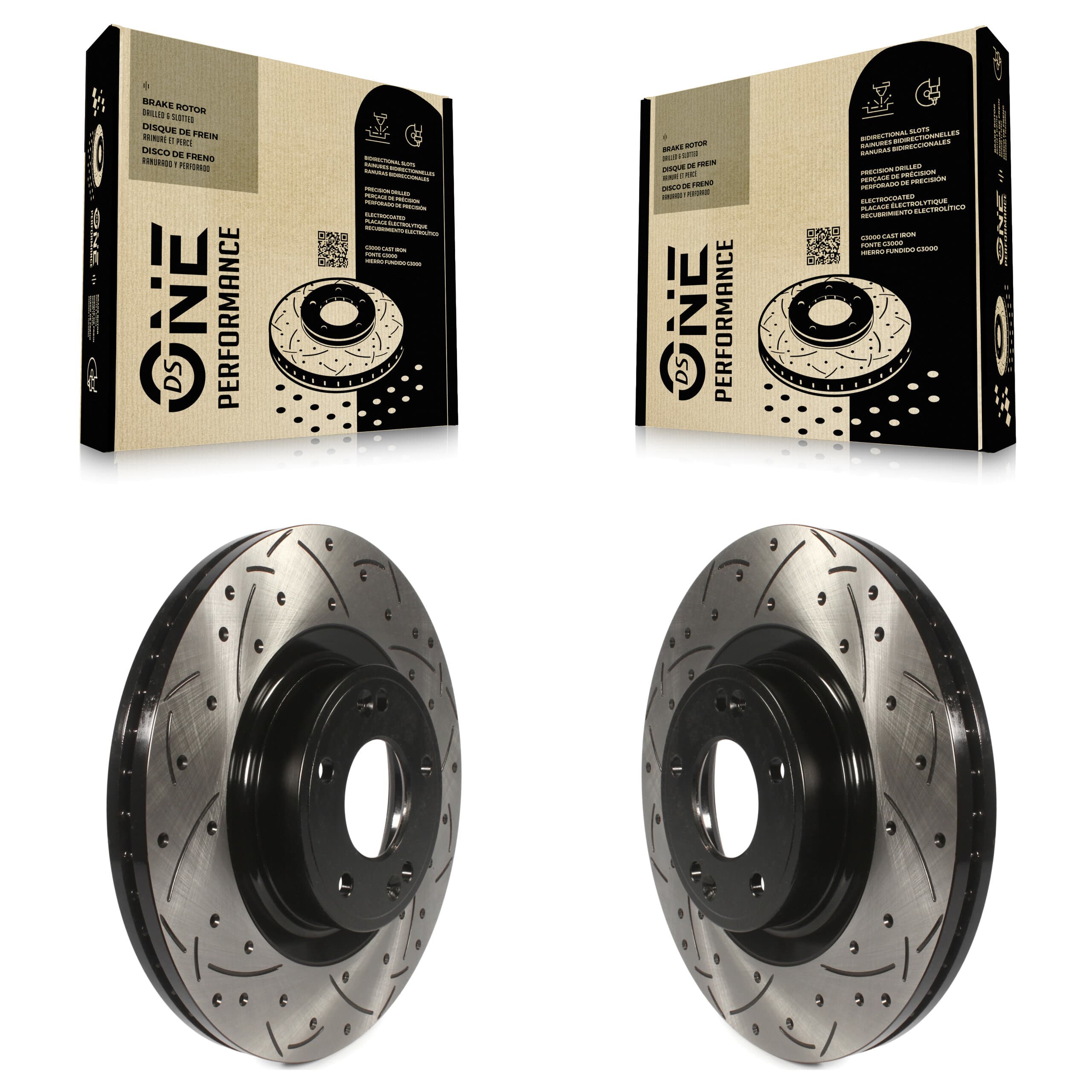 DS-One - KD-100072 - Front Disc Brake Rotor Kits image 1