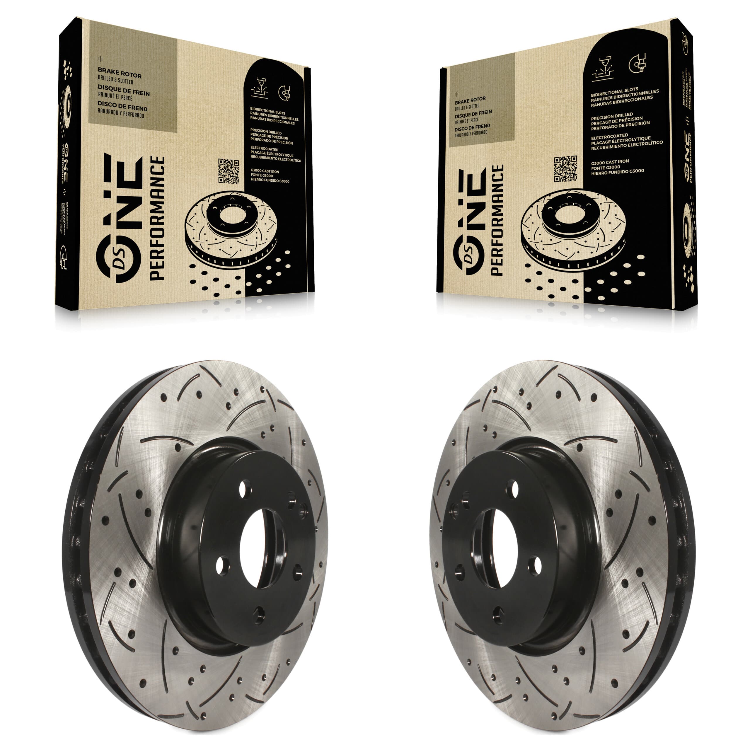 DS-One - KD-100076 - Front Disc Brake Rotor Kits image 1