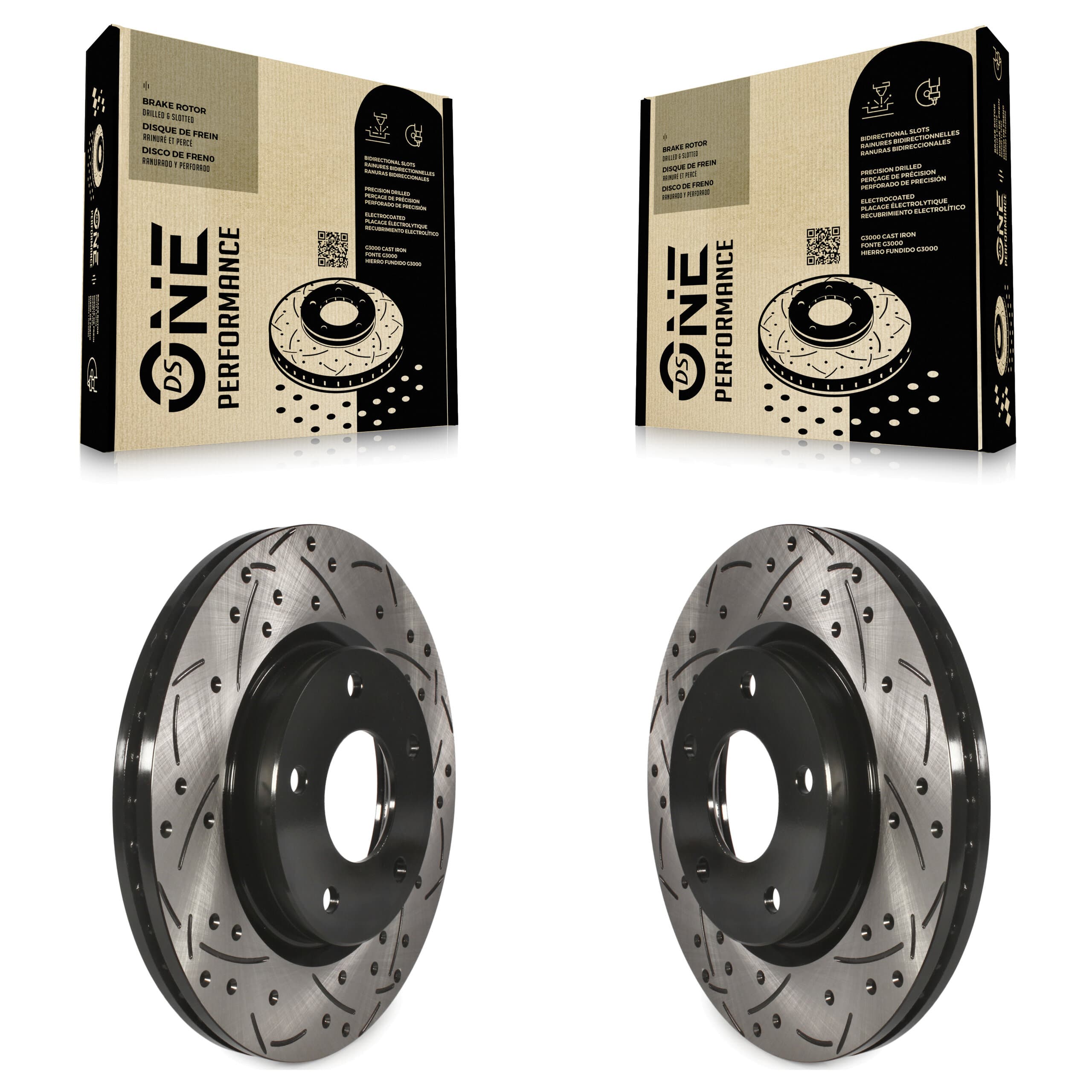 DS-One - KD-100094 - Front Disc Brake Rotor Kits image 1