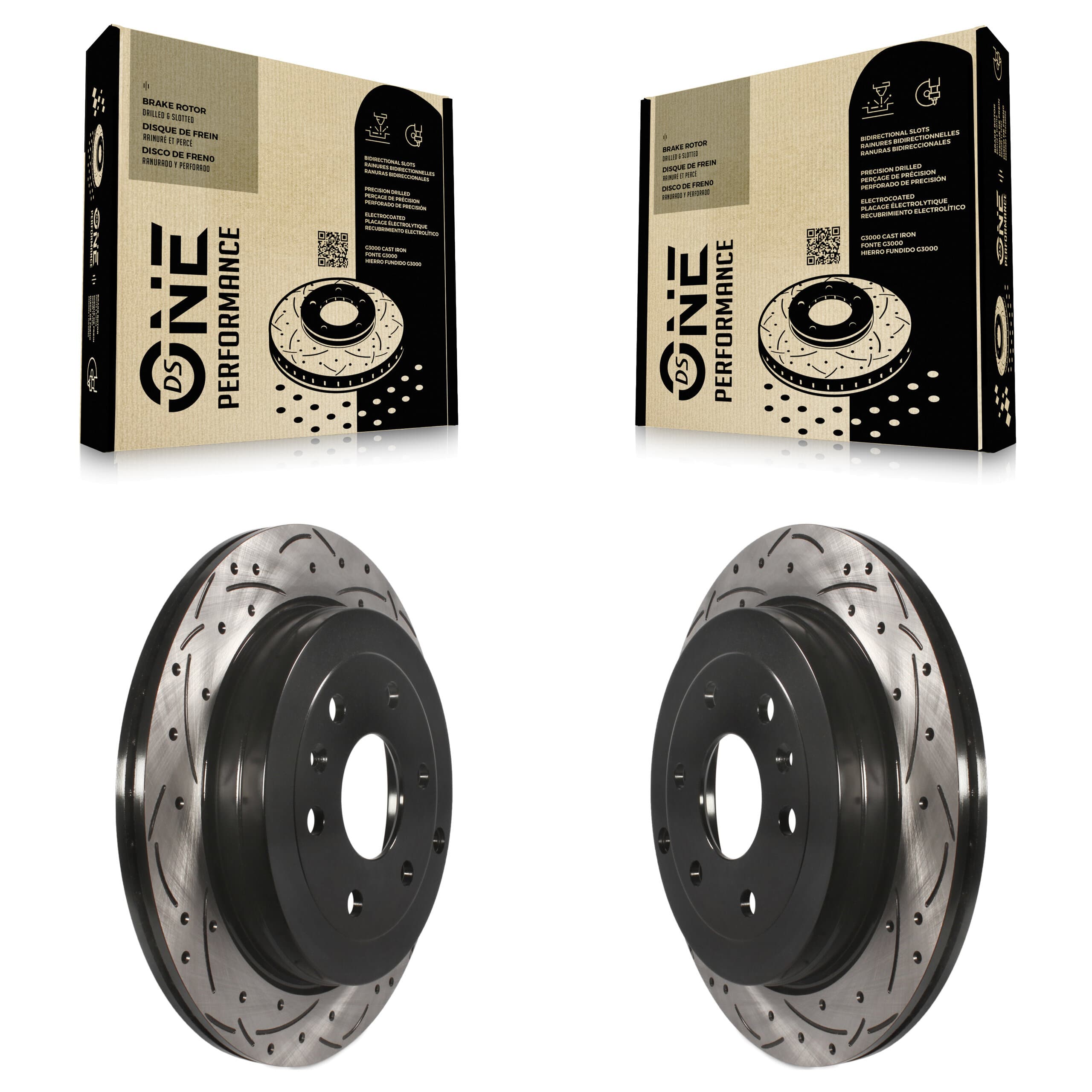 DS-One - KD-100107 - Rear Disc Brake Rotor Kits image 1