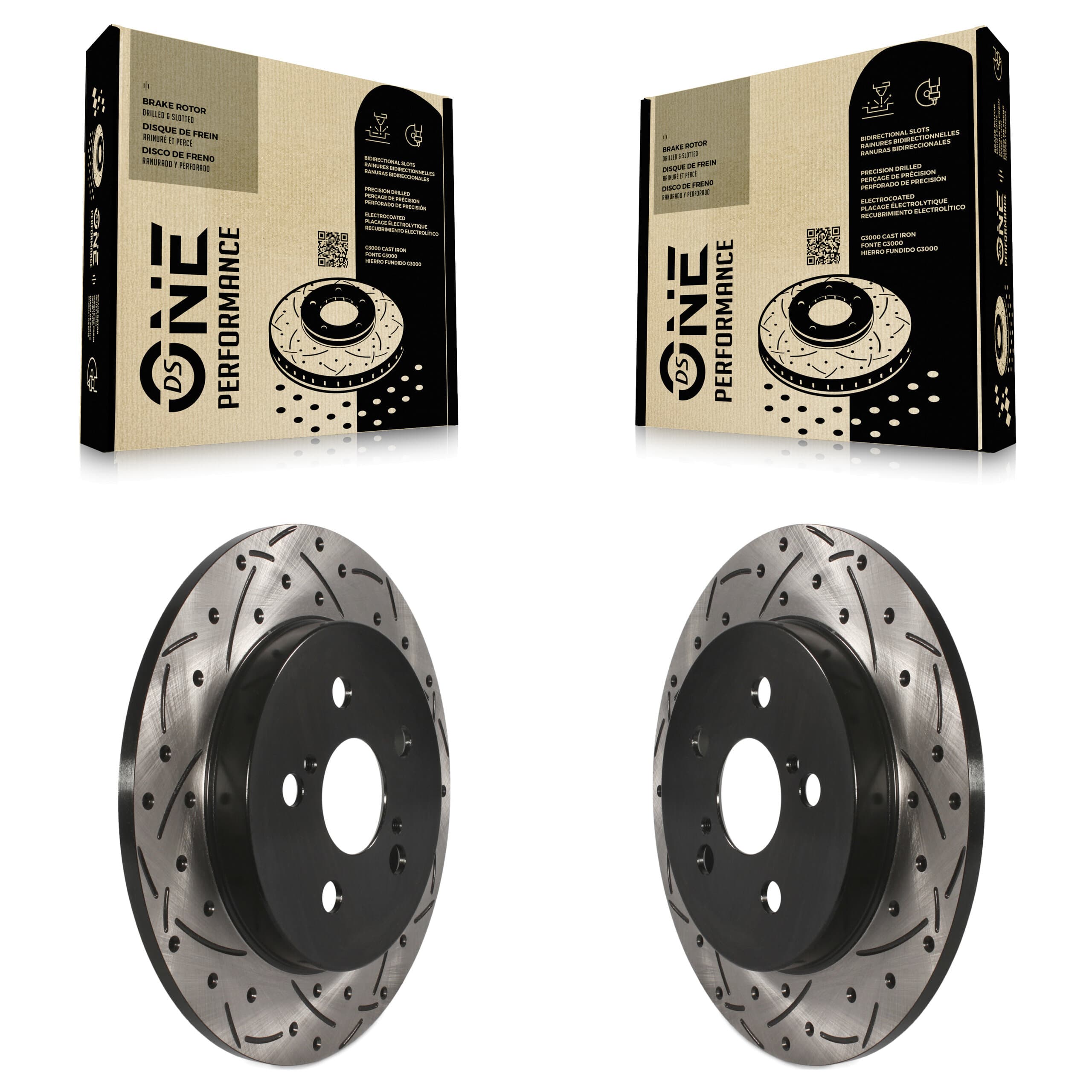 DS-One - KD-100108 - Rear Disc Brake Rotor Kits image 1
