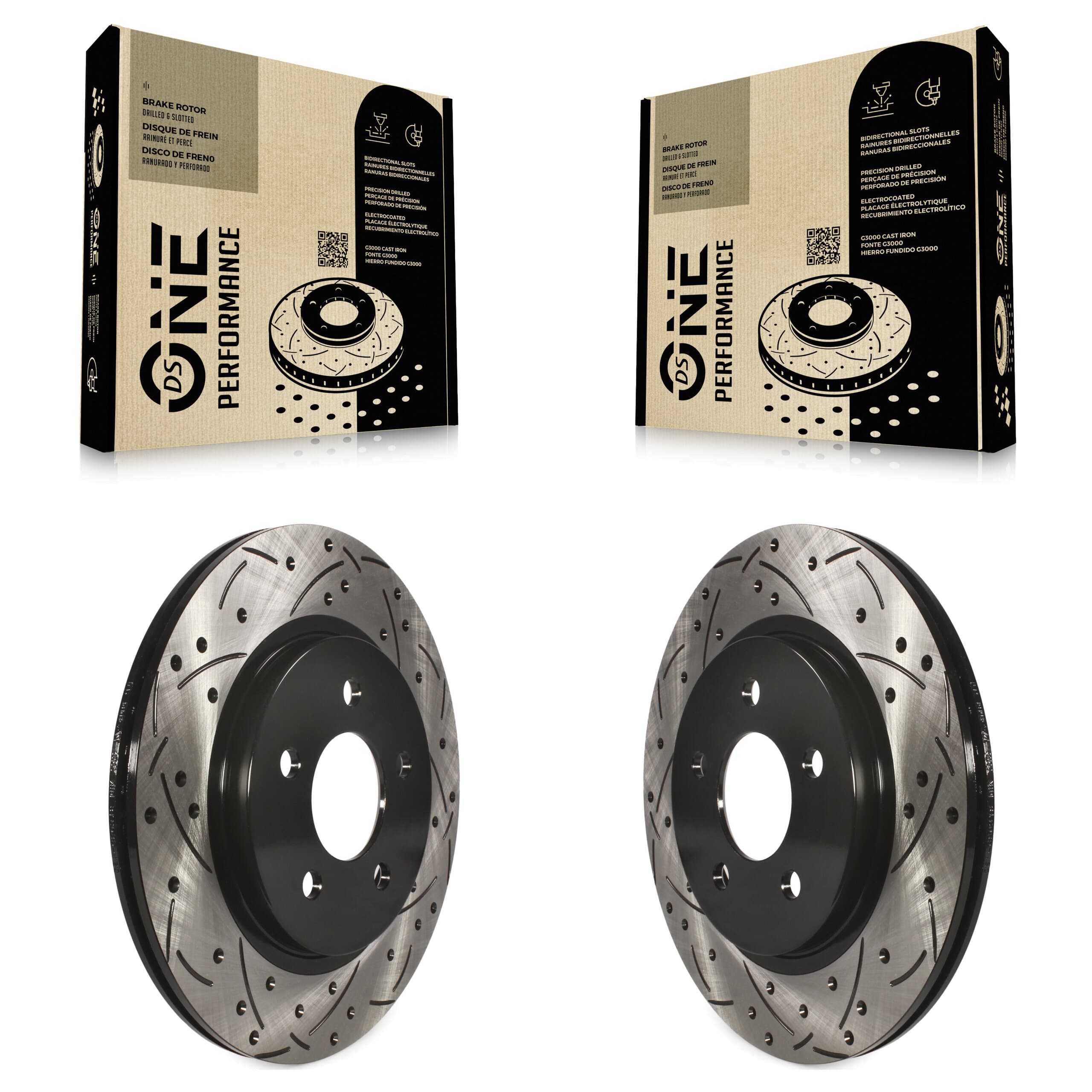 DS-One - KD-100117 - Rear Disc Brake Rotor Kits image 1