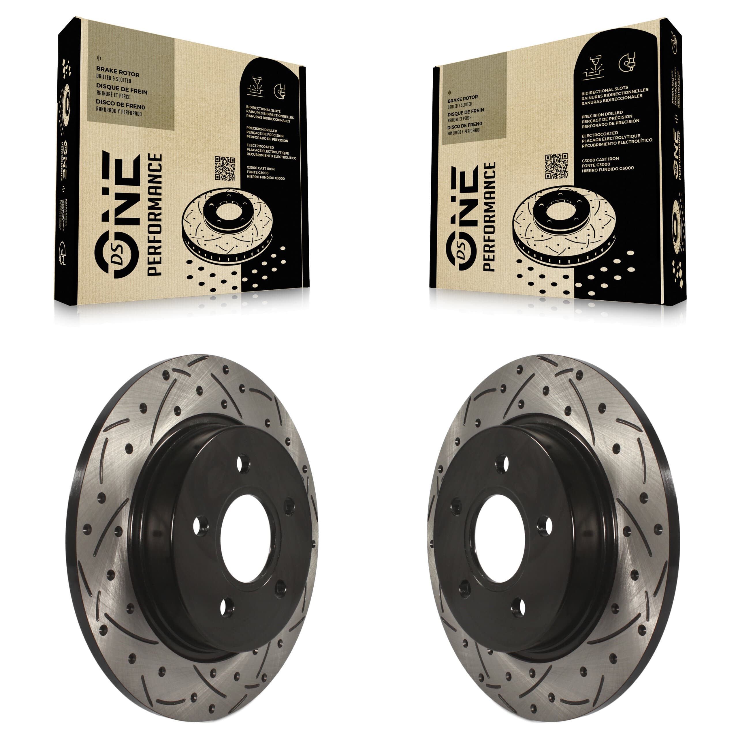DS-One - KD-100122 - Rear Disc Brake Rotor Kits image 1