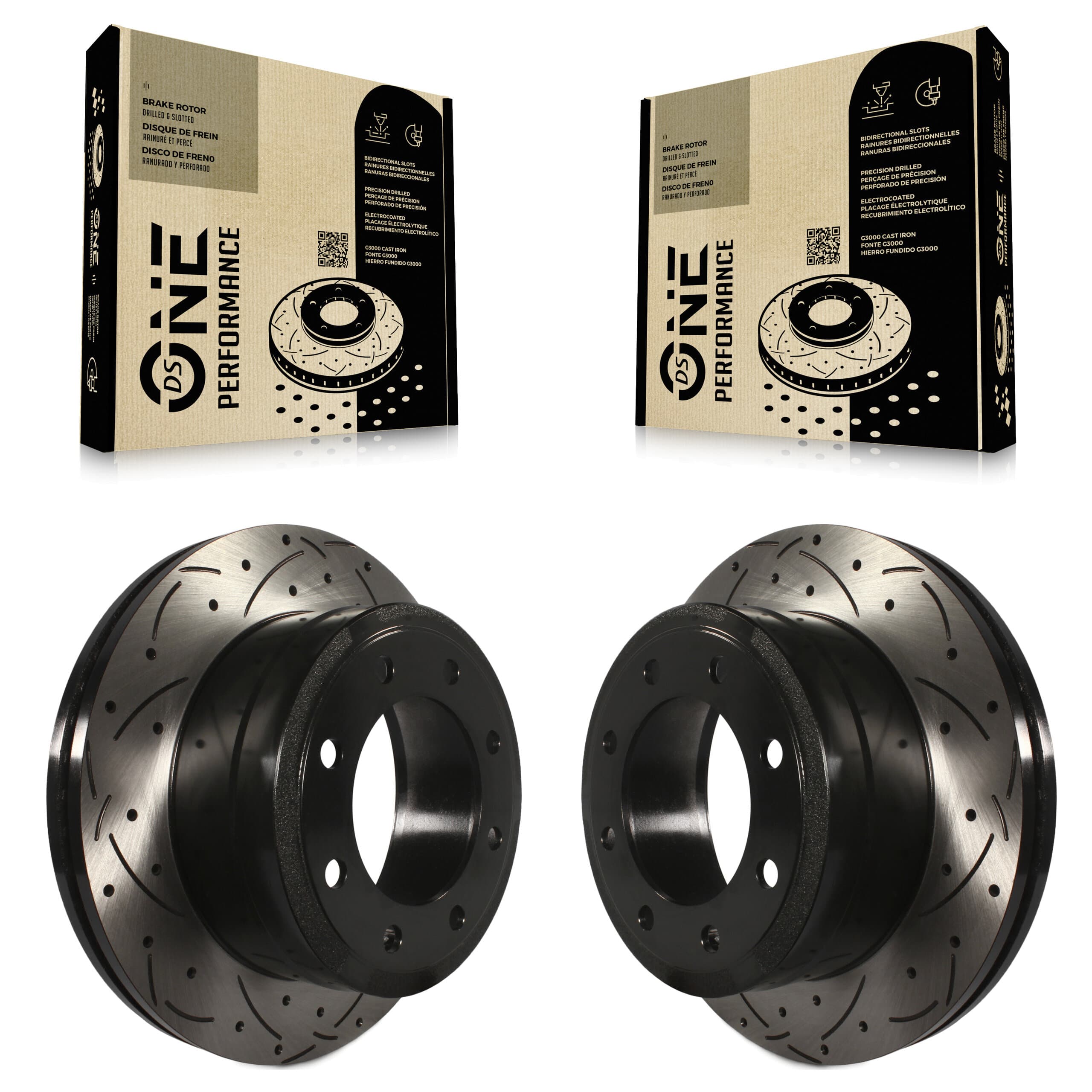 DS-One - KD-100129 - Rear Disc Brake Rotor Kits image 1