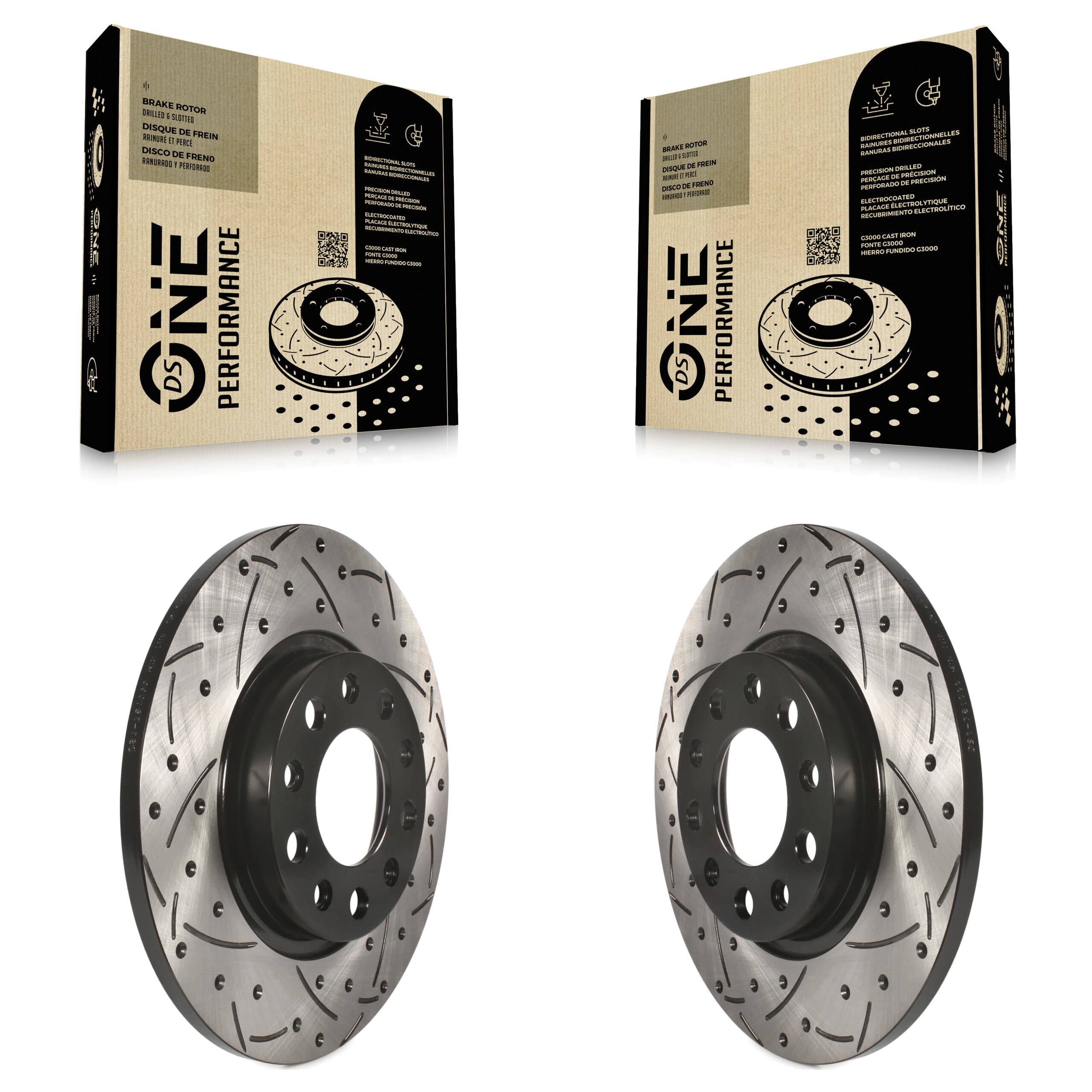 DS-One - KD-100145 - Rear Disc Brake Rotor Kits image 1