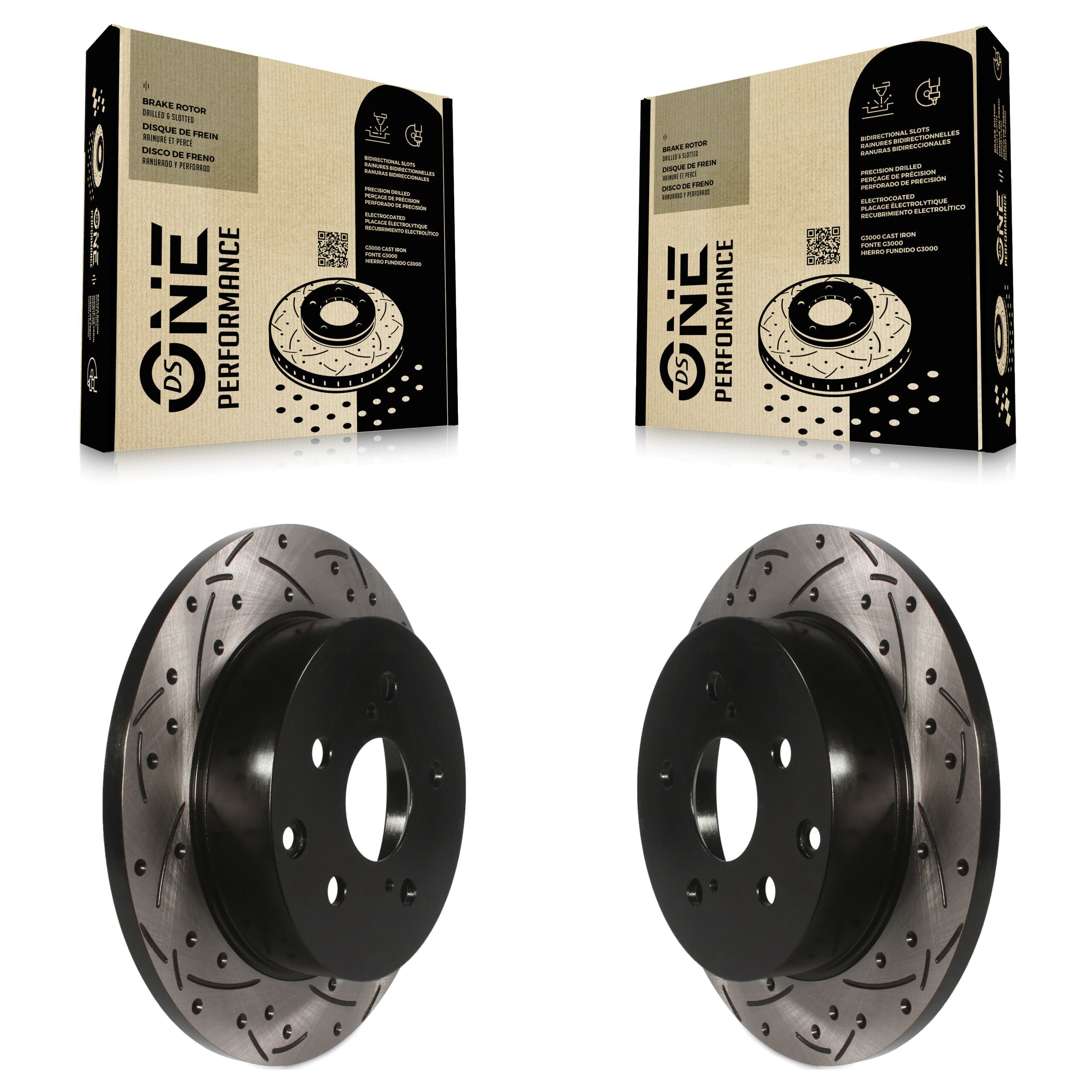 DS-One - KD-100156 - Rear Disc Brake Rotor Kits image 1