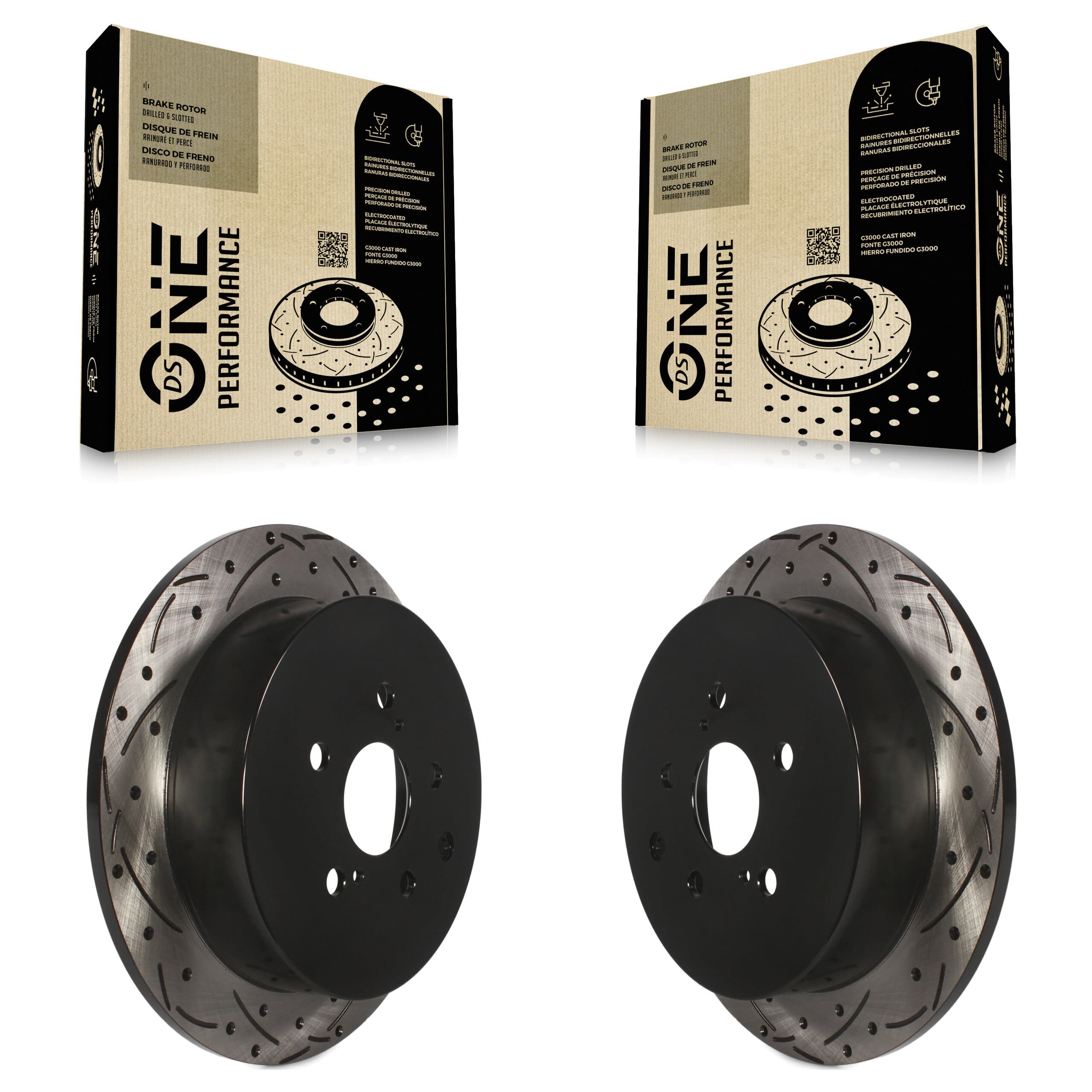 DS-One - KD-100170 - Rear Disc Brake Rotor Kits image 1