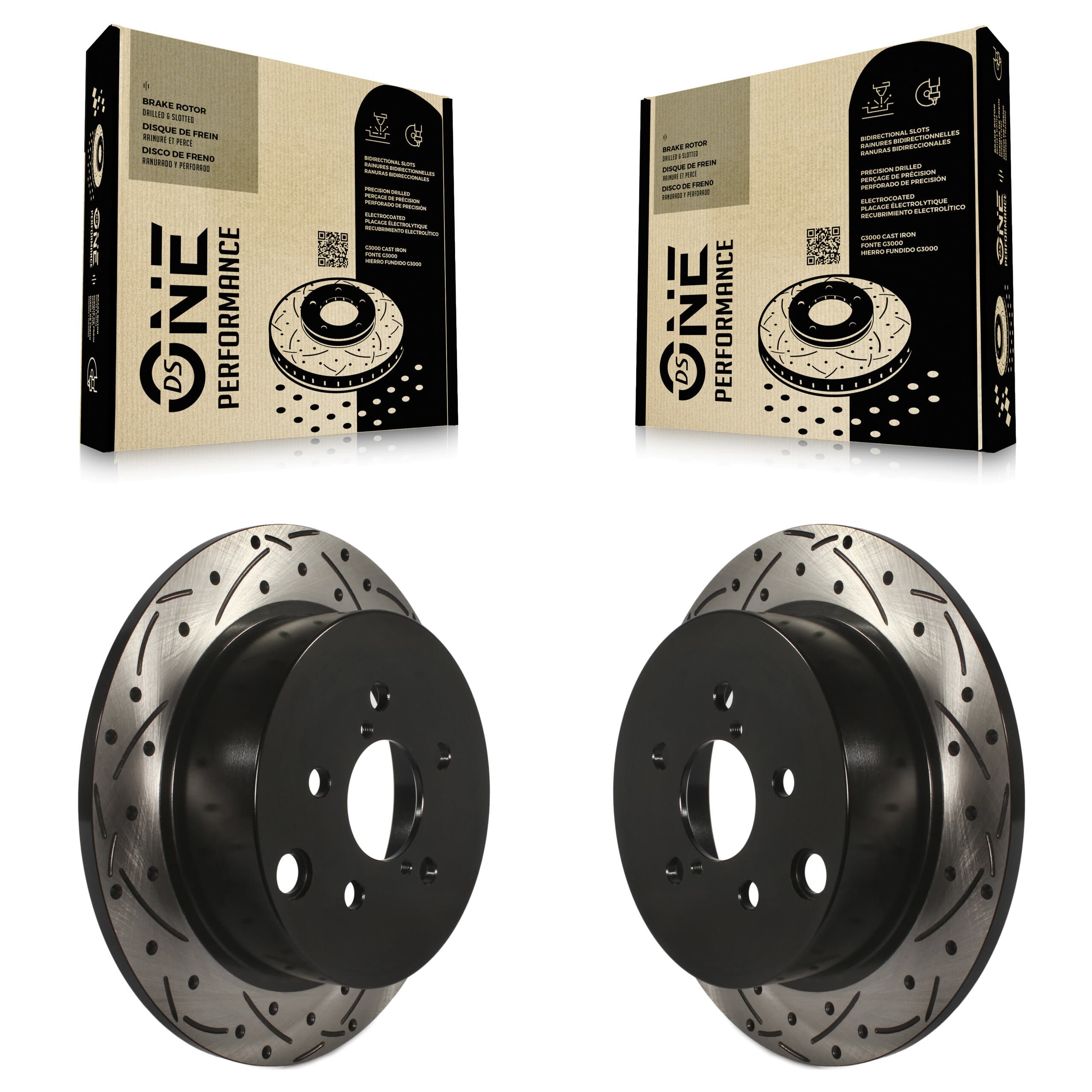 DS-One - KD-100185 - Rear Disc Brake Rotor Kits image 1