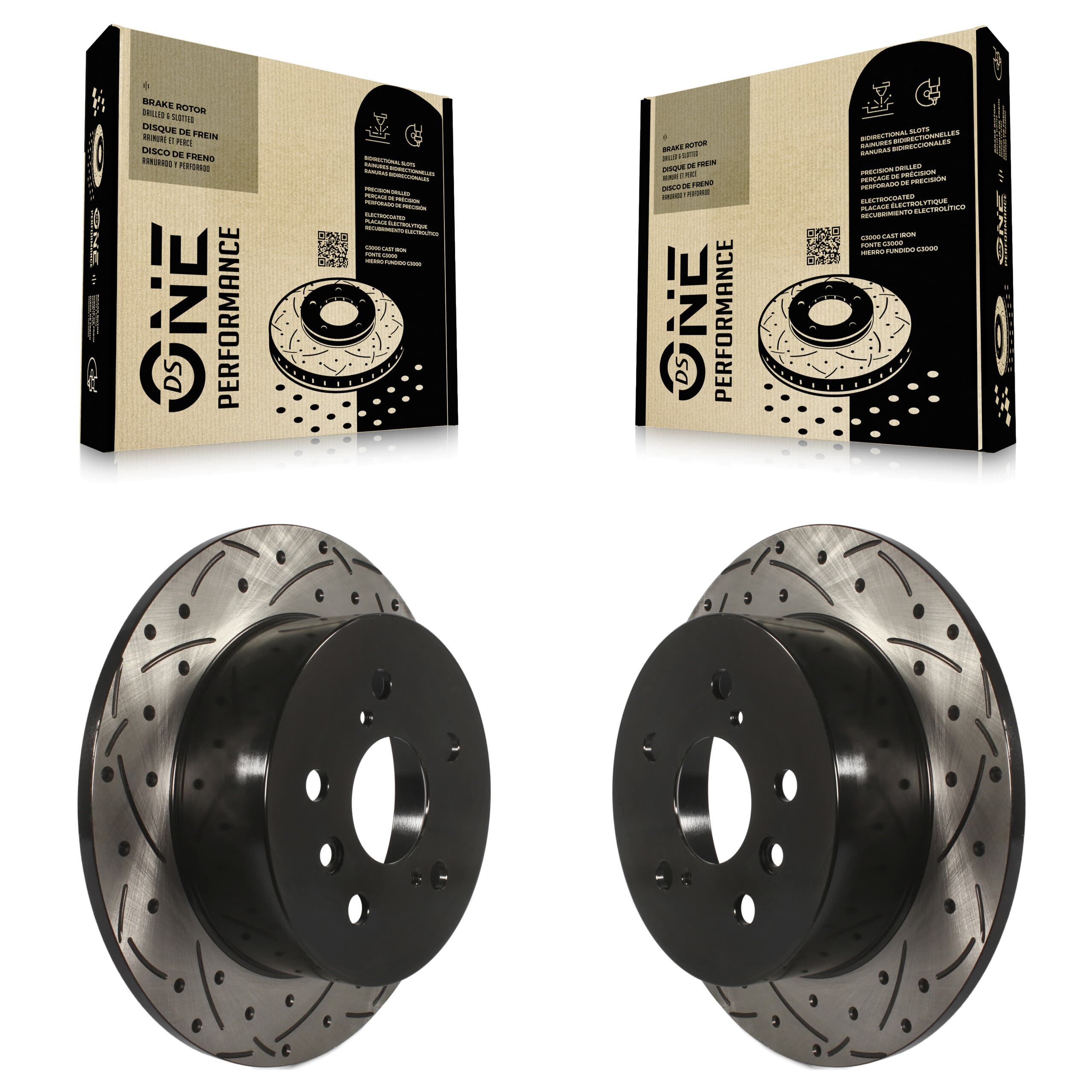 DS-One - KD-100186 - Rear Disc Brake Rotor Kits image 1