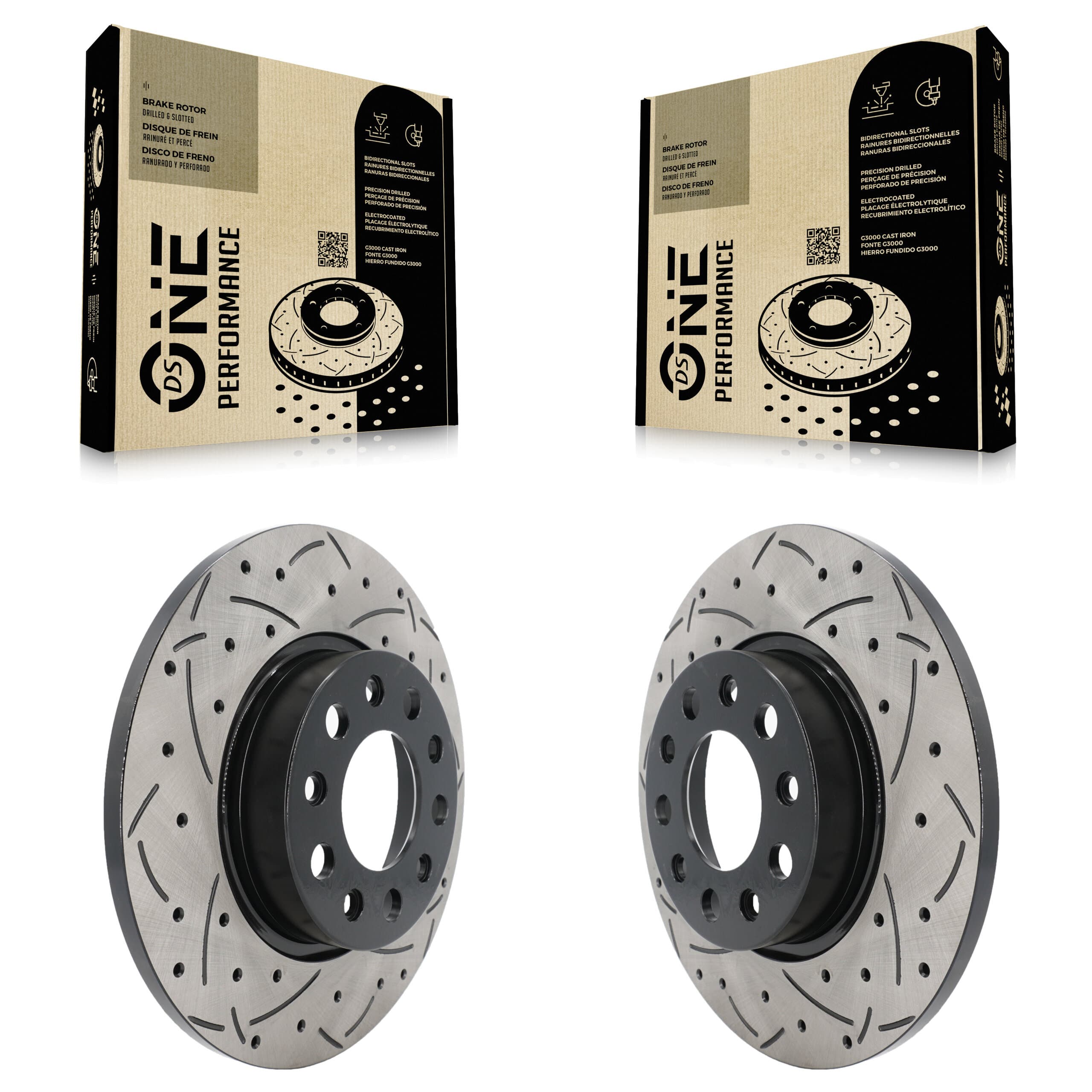 DS-One - KD-100194 - Rear Disc Brake Rotor Kits image 1