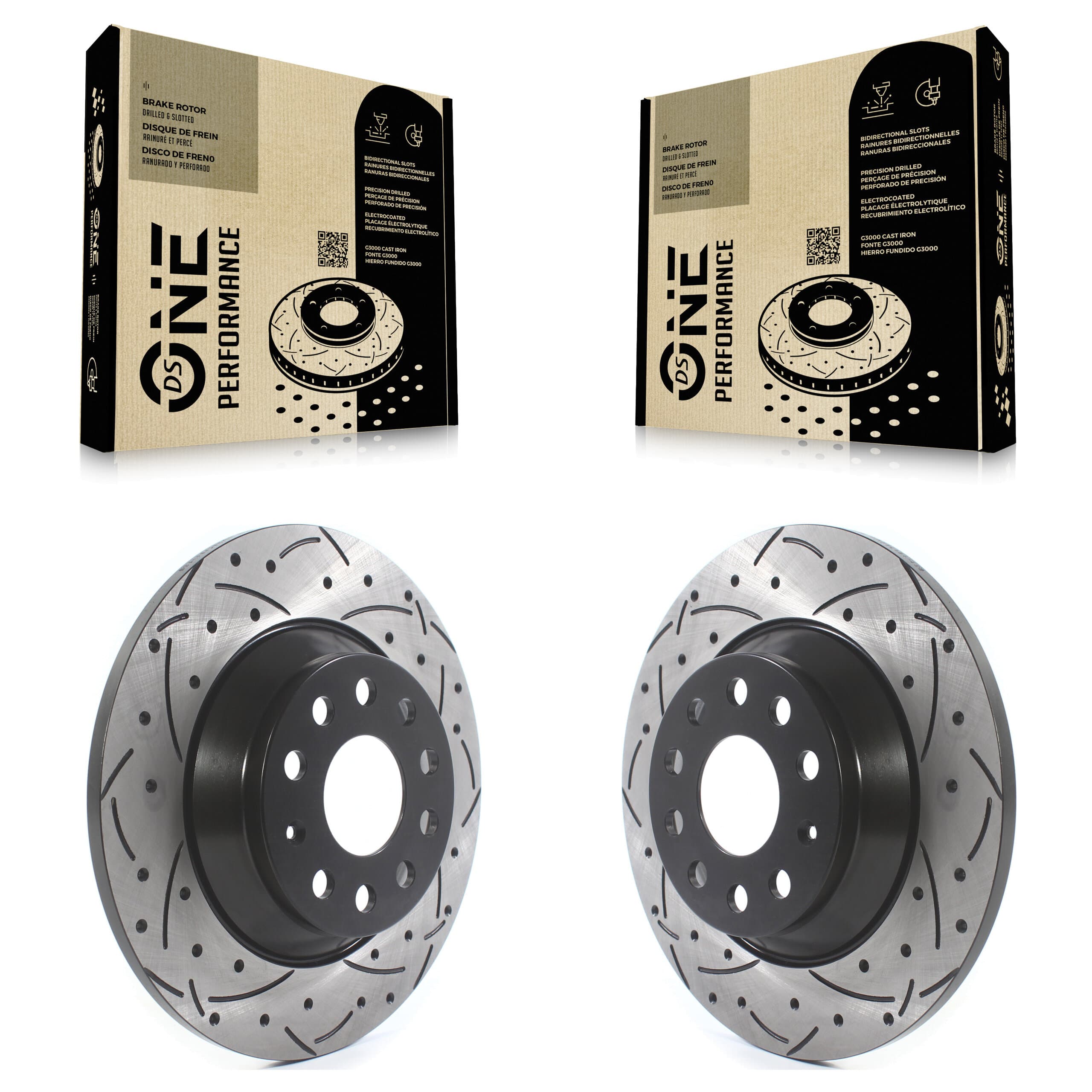 DS-One - KD-100195 - Rear Disc Brake Rotor Kits image 1