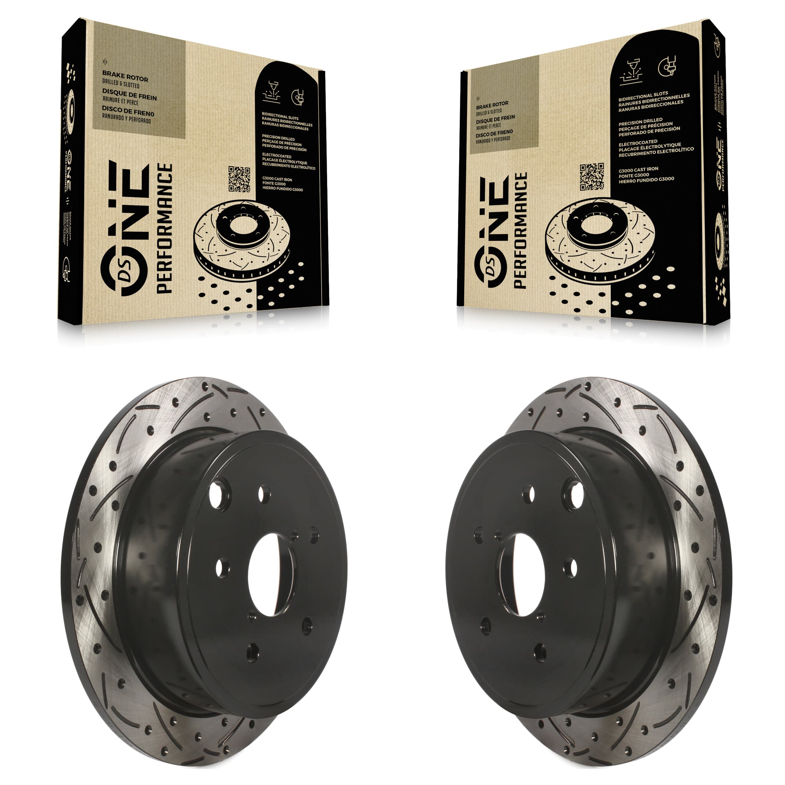 DS-One - KD-100198 - Rear Disc Brake Rotor Kits image 1