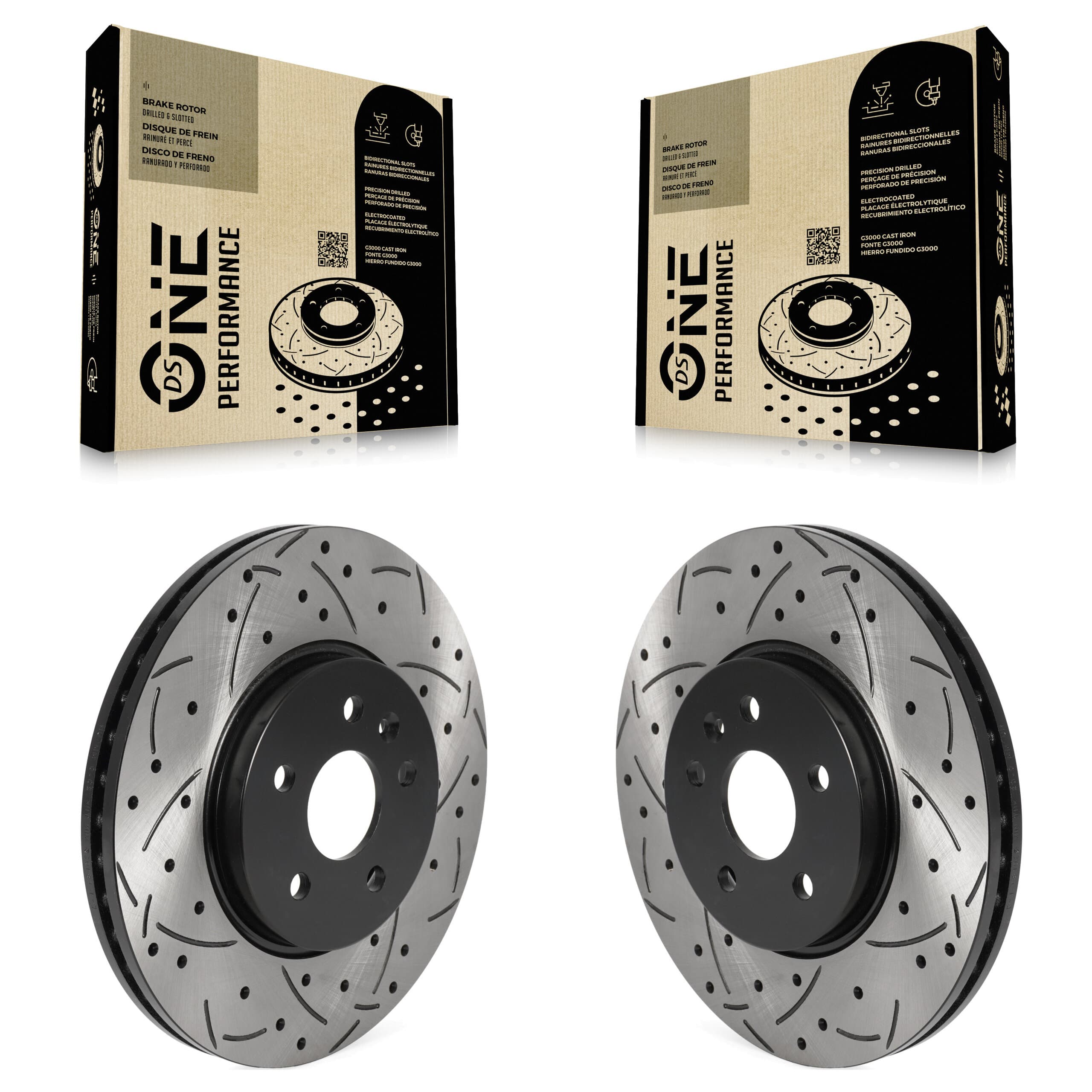 DS-One - KD-100425 - Front Disc Brake Rotor Kits image 1