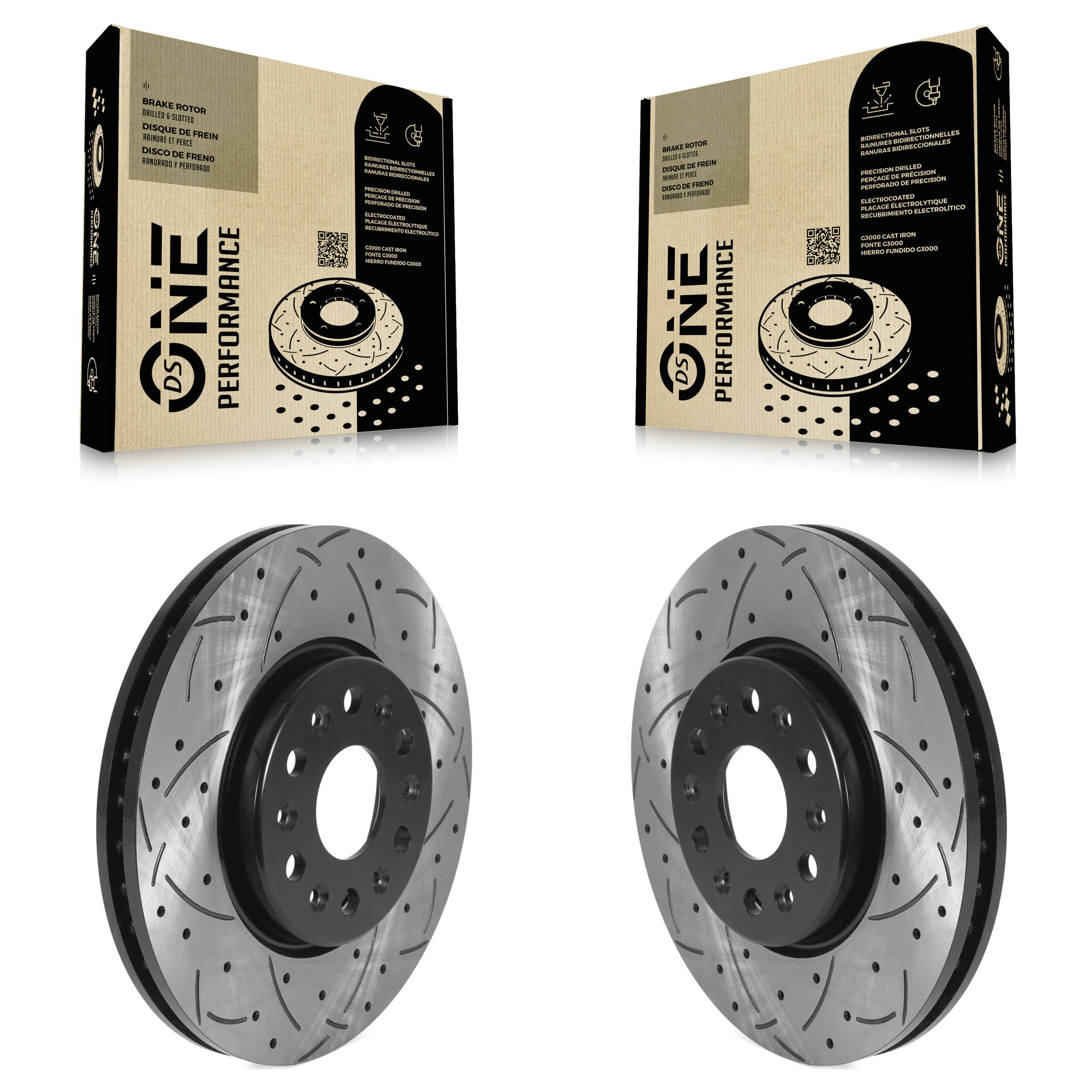 DS-One - KD-100428 - Front Disc Brake Rotor Kits image 1
