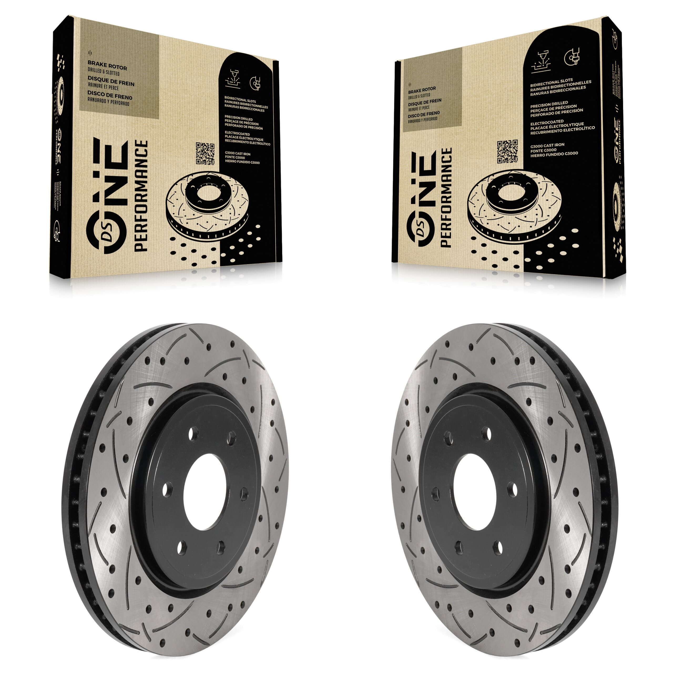 DS-One - KD-100437 - Front Disc Brake Rotor Kits image 1