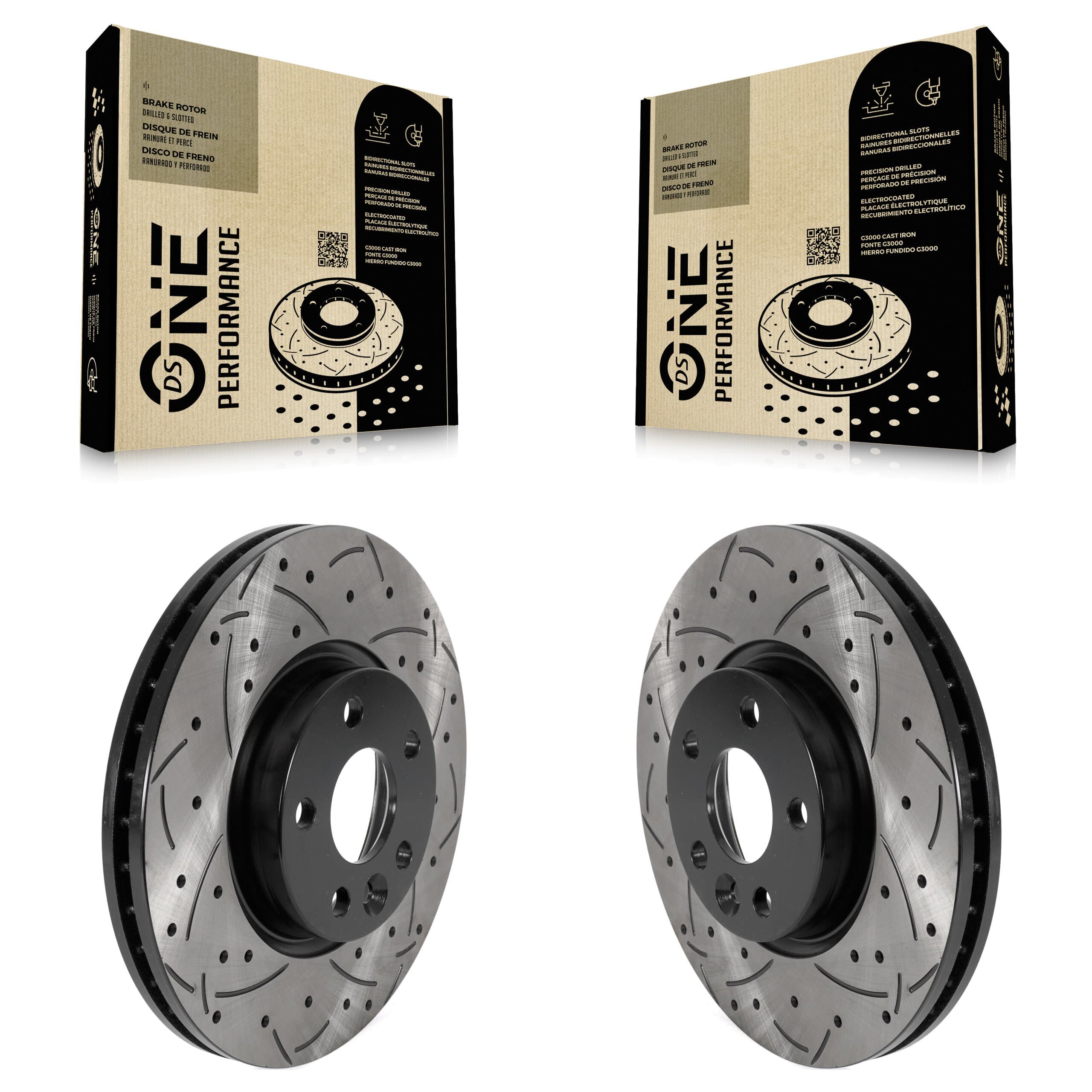 DS-One - KD-100443 - Front Disc Brake Rotor Kits image 1