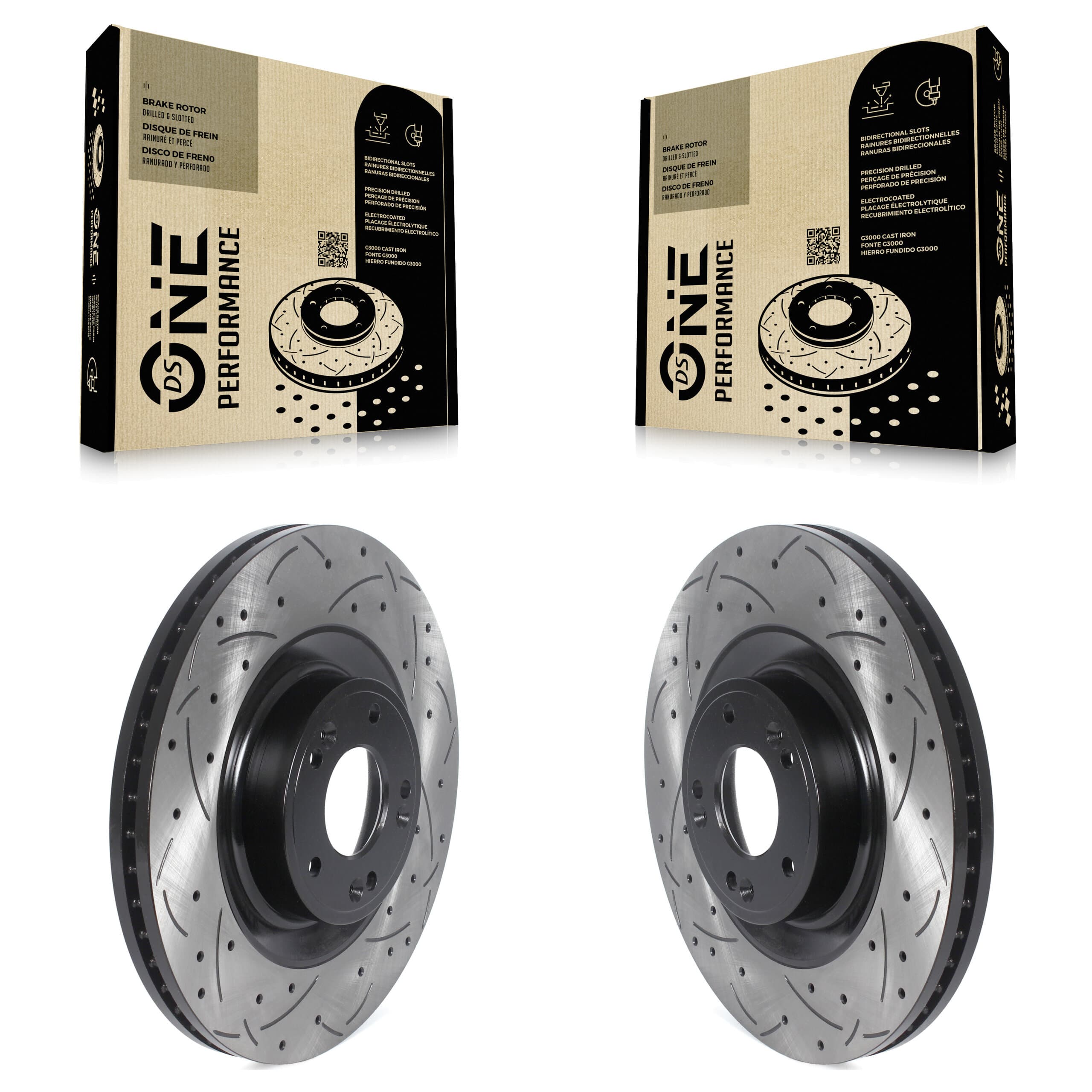 DS-One - KD-100445 - Front Disc Brake Rotor Kits image 1