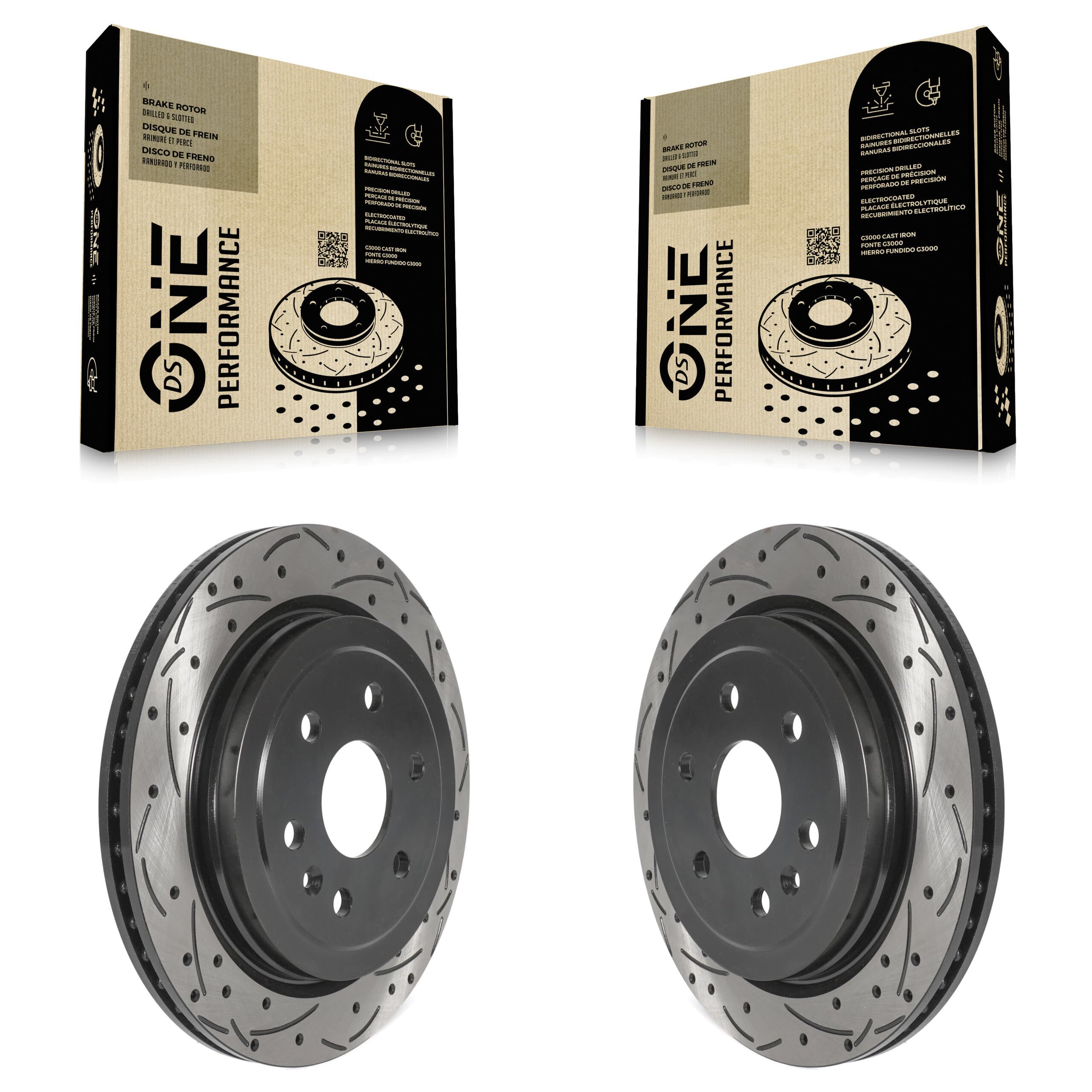 DS-One - KD-100516 - Rear Disc Brake Rotor Kits image 1