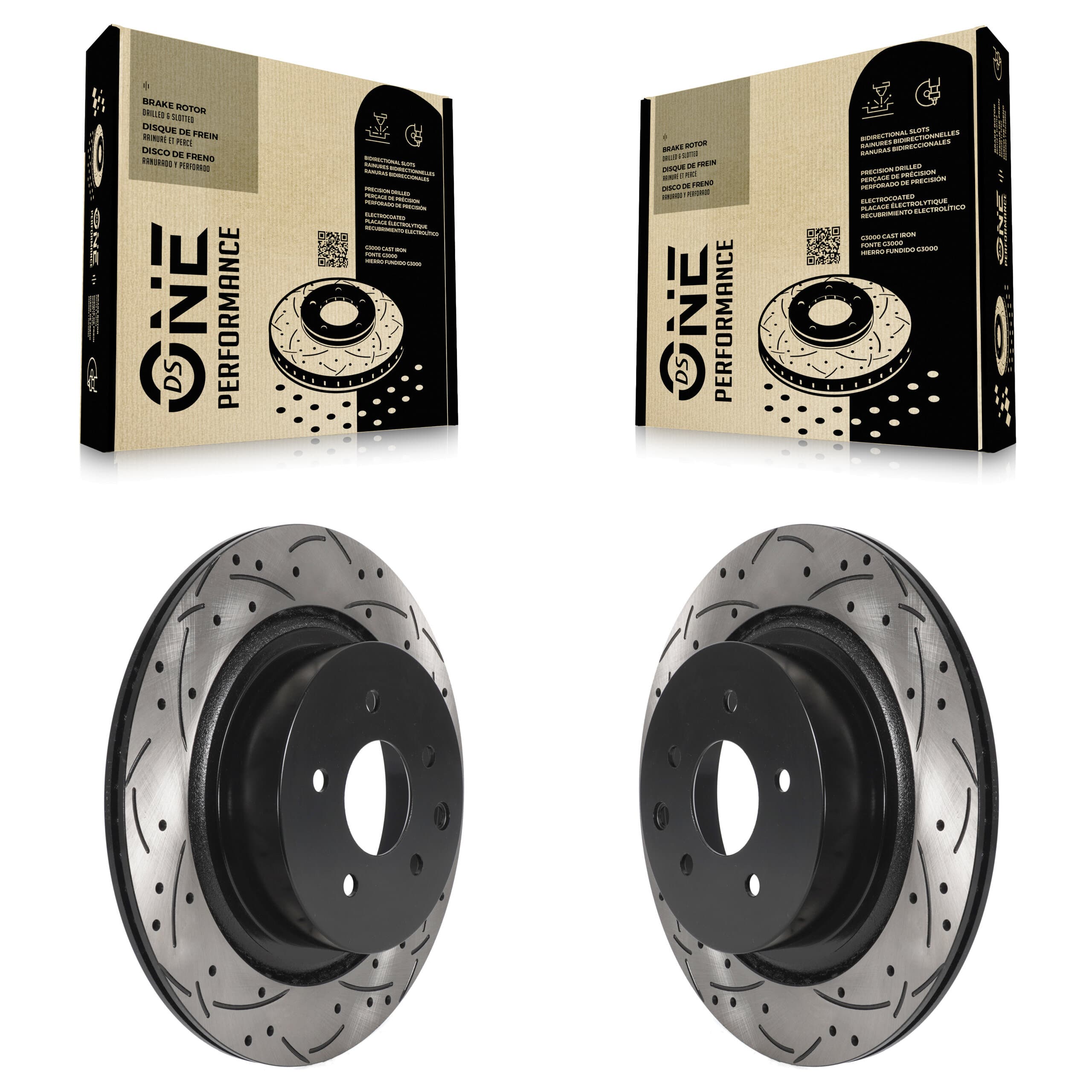 DS-One - KD-100532 - Rear Disc Brake Rotor Kits image 1