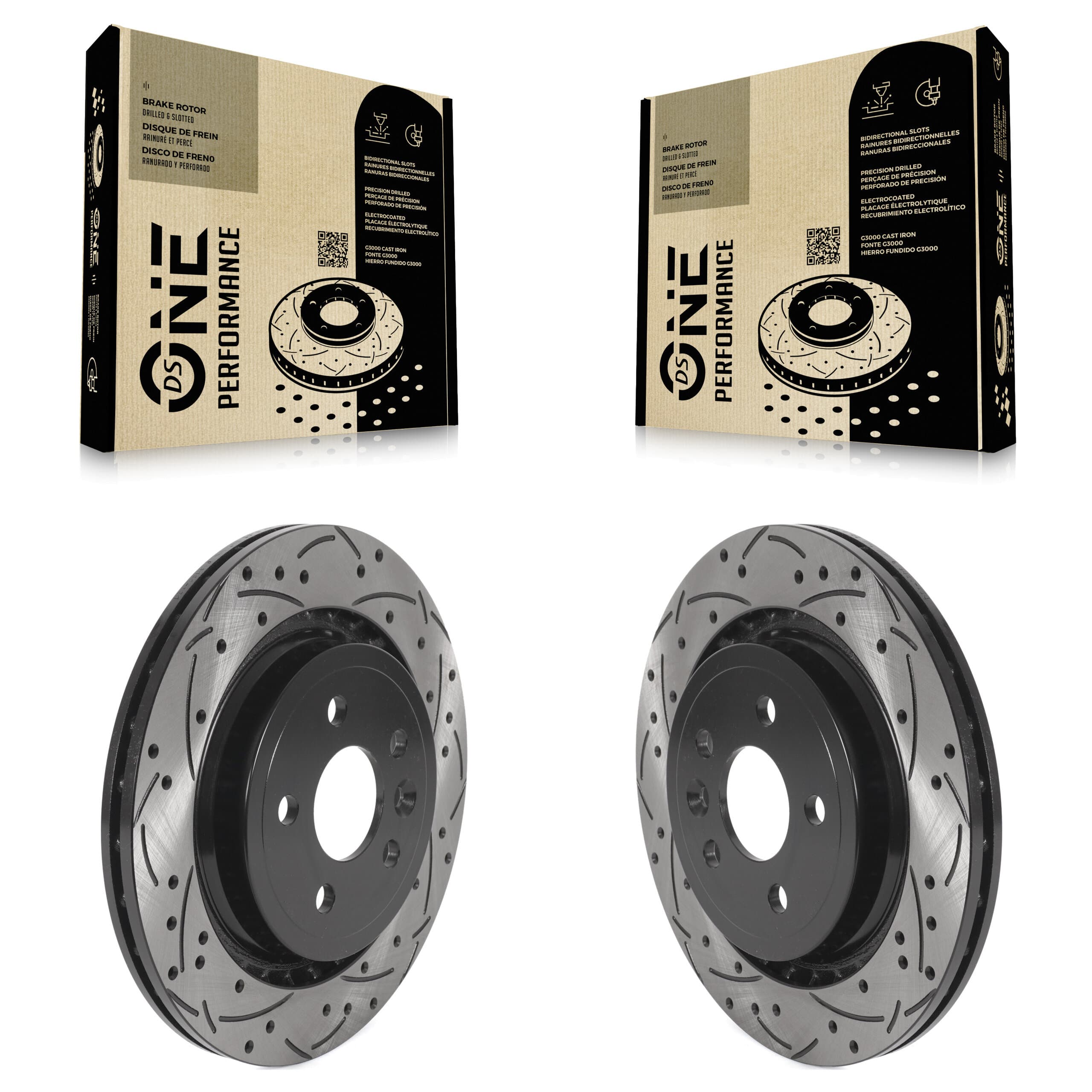 DS-One - KD-100534 - Rear Disc Brake Rotor Kits image 1