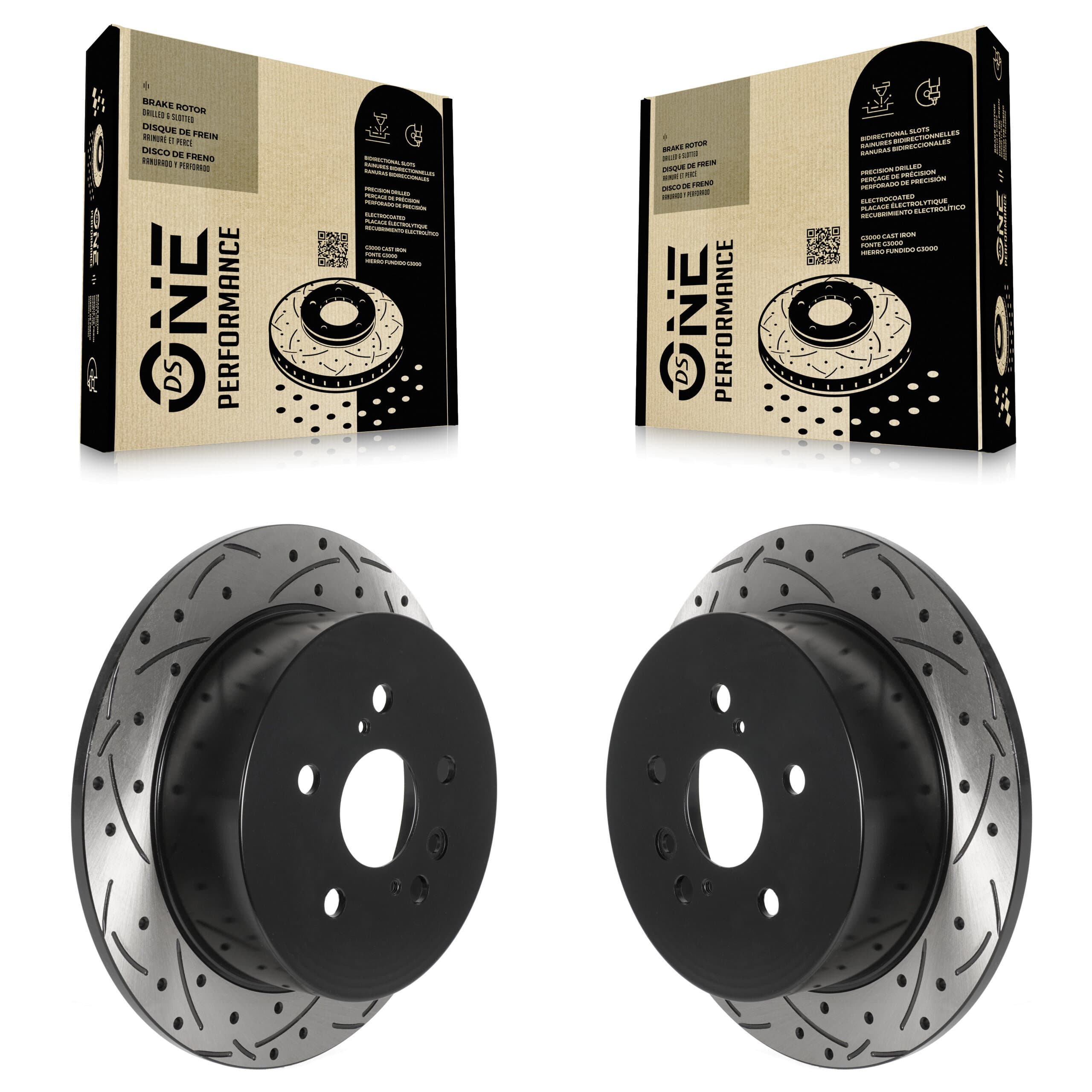 DS-One - KD-100536 - Rear Disc Brake Rotor Kits image 1