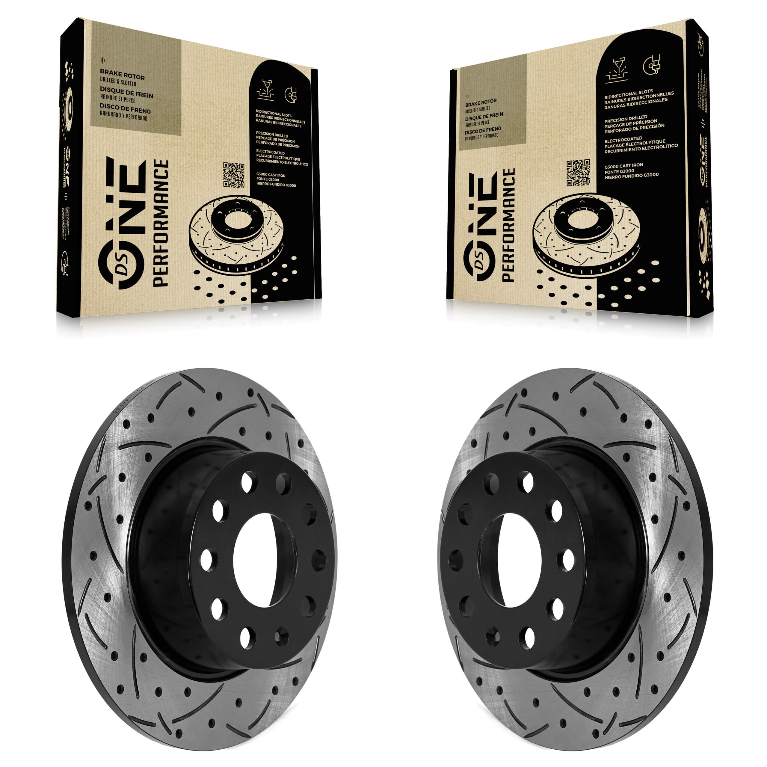 DS-One - KD-100587 - Rear Disc Brake Rotor Kits image 1
