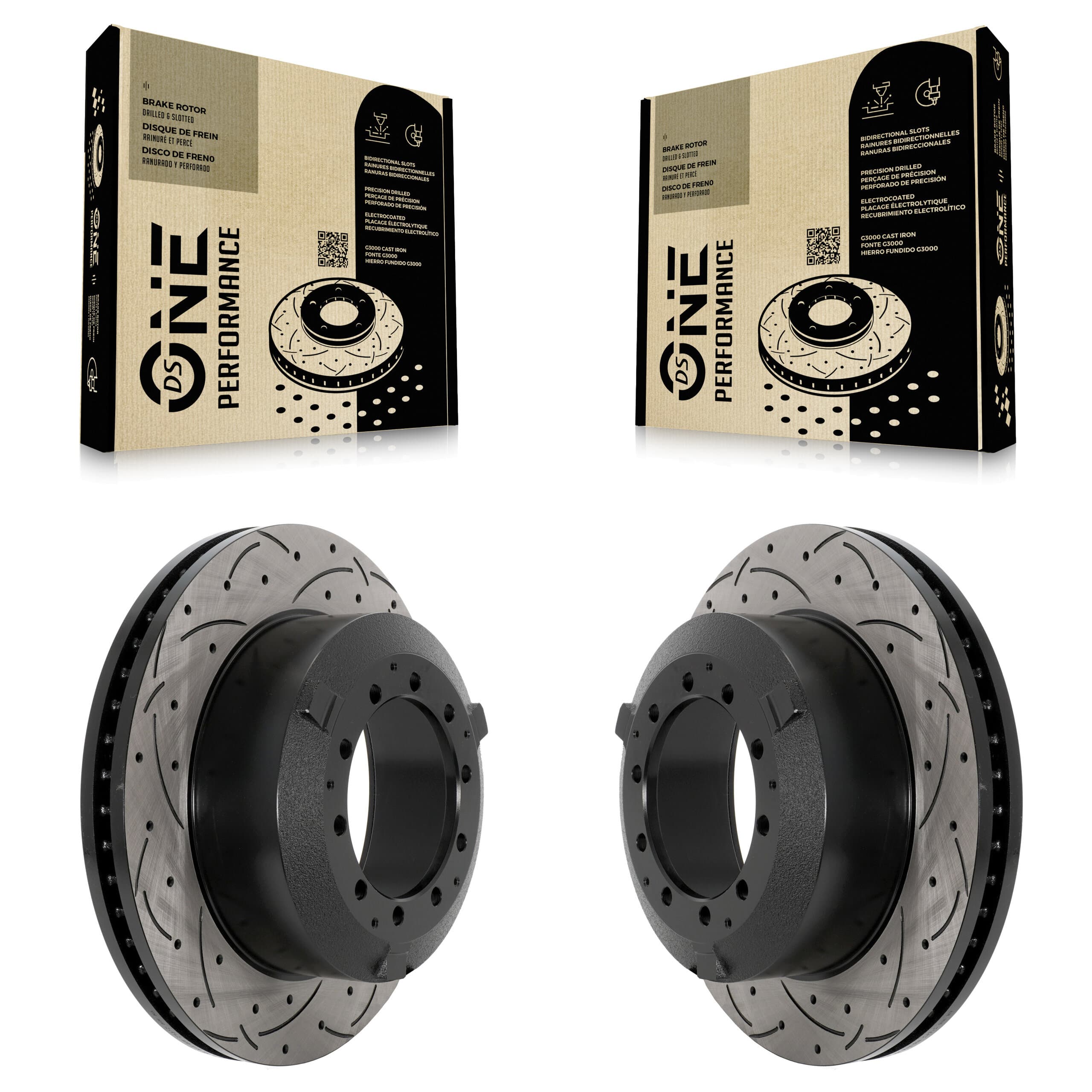 DS-One - KD-100616 - Front Disc Brake Rotor Kits image 1