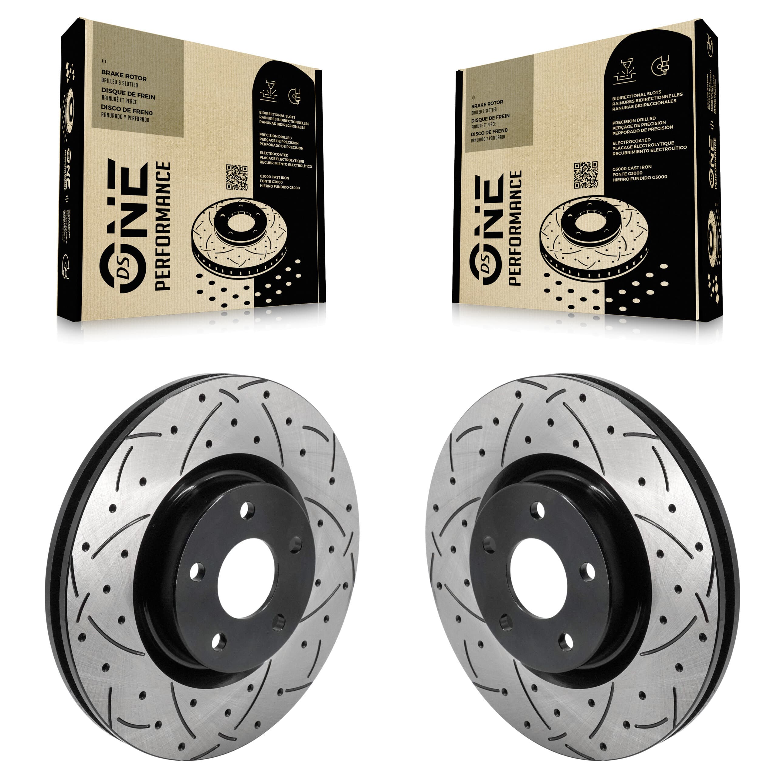 DS-One - KD-100630 - Front Disc Brake Rotor Kits image 1