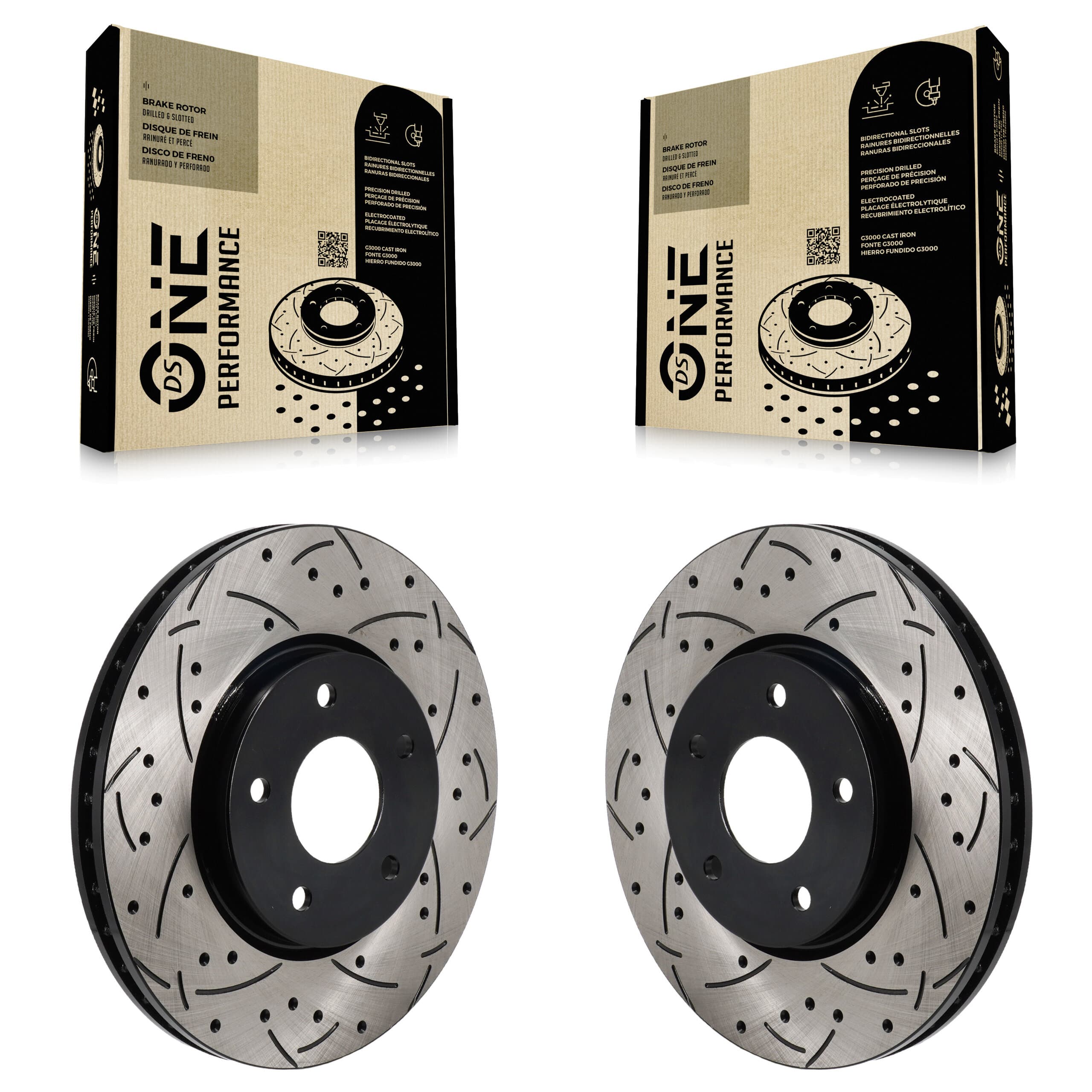 DS-One - KD-100696 - Front Disc Brake Rotor Kits image 1