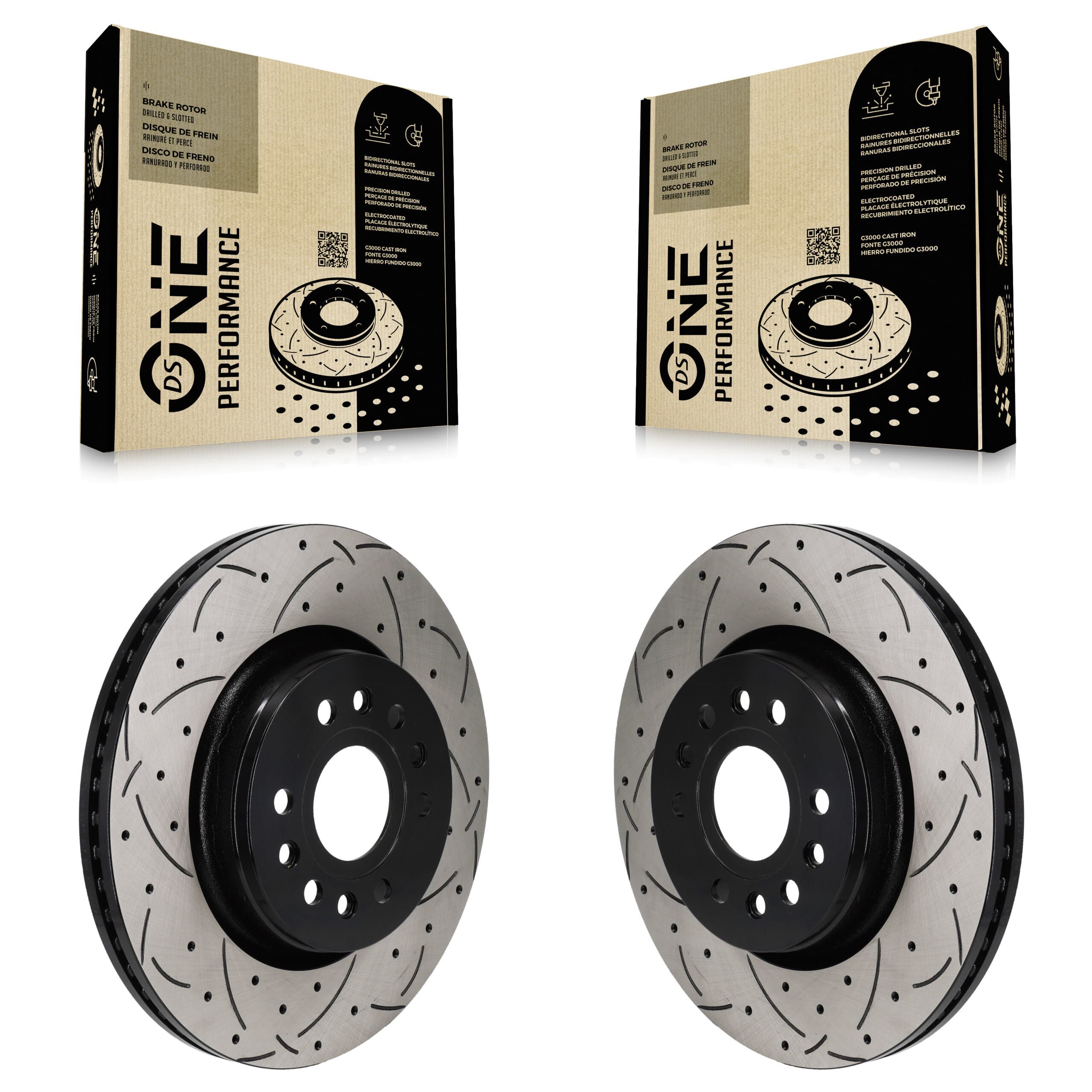 DS-One - KD-100698 - Front Disc Brake Rotor Kits image 1