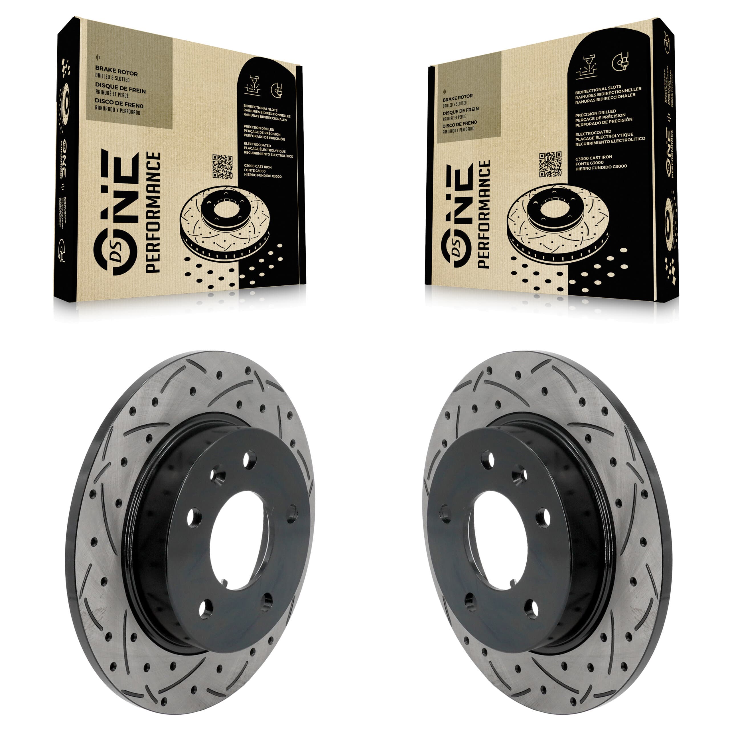 DS-One - KD-100714 - Rear Disc Brake Rotor Kits image 1