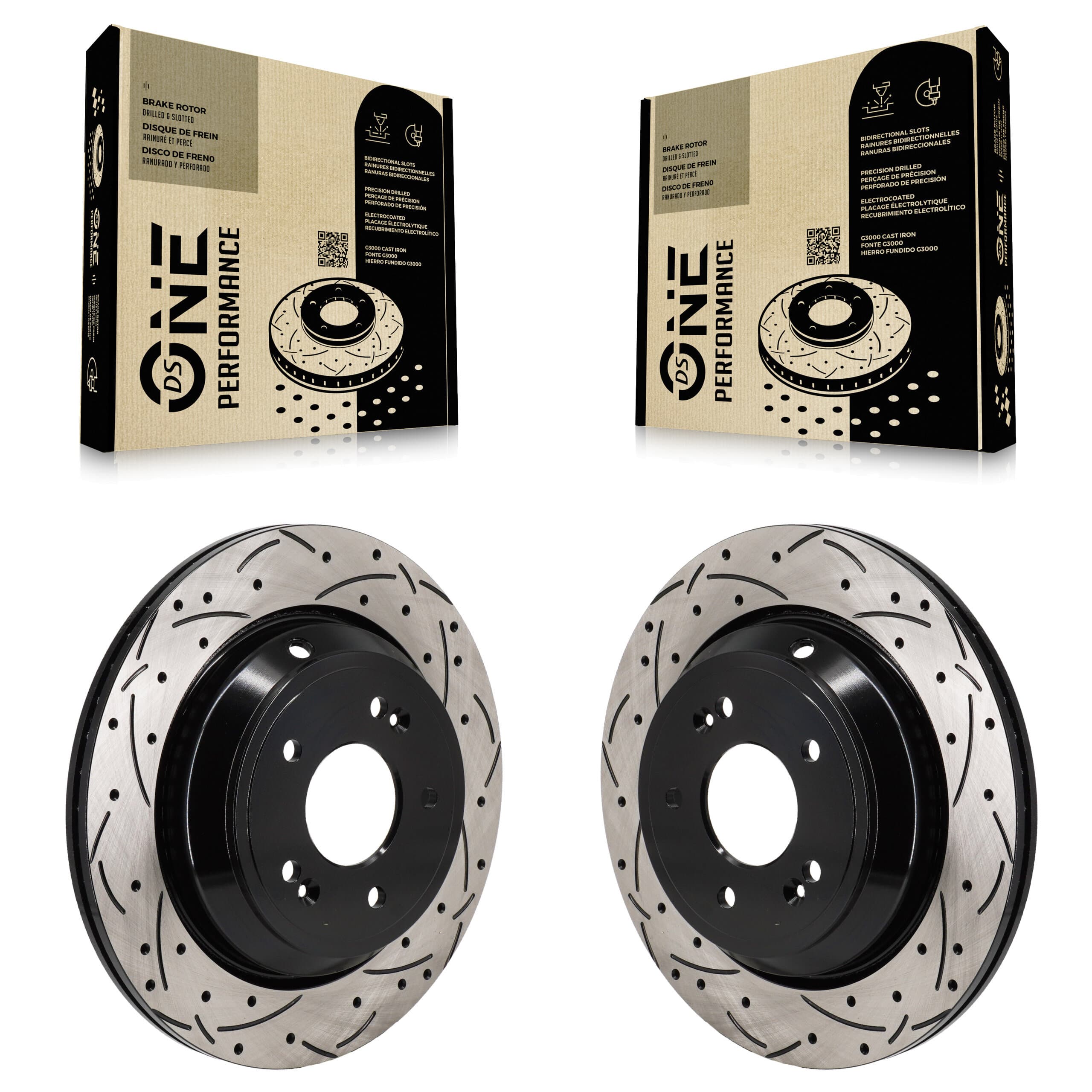 DS-One - KD-100716 - Rear Disc Brake Rotor Kits image 1