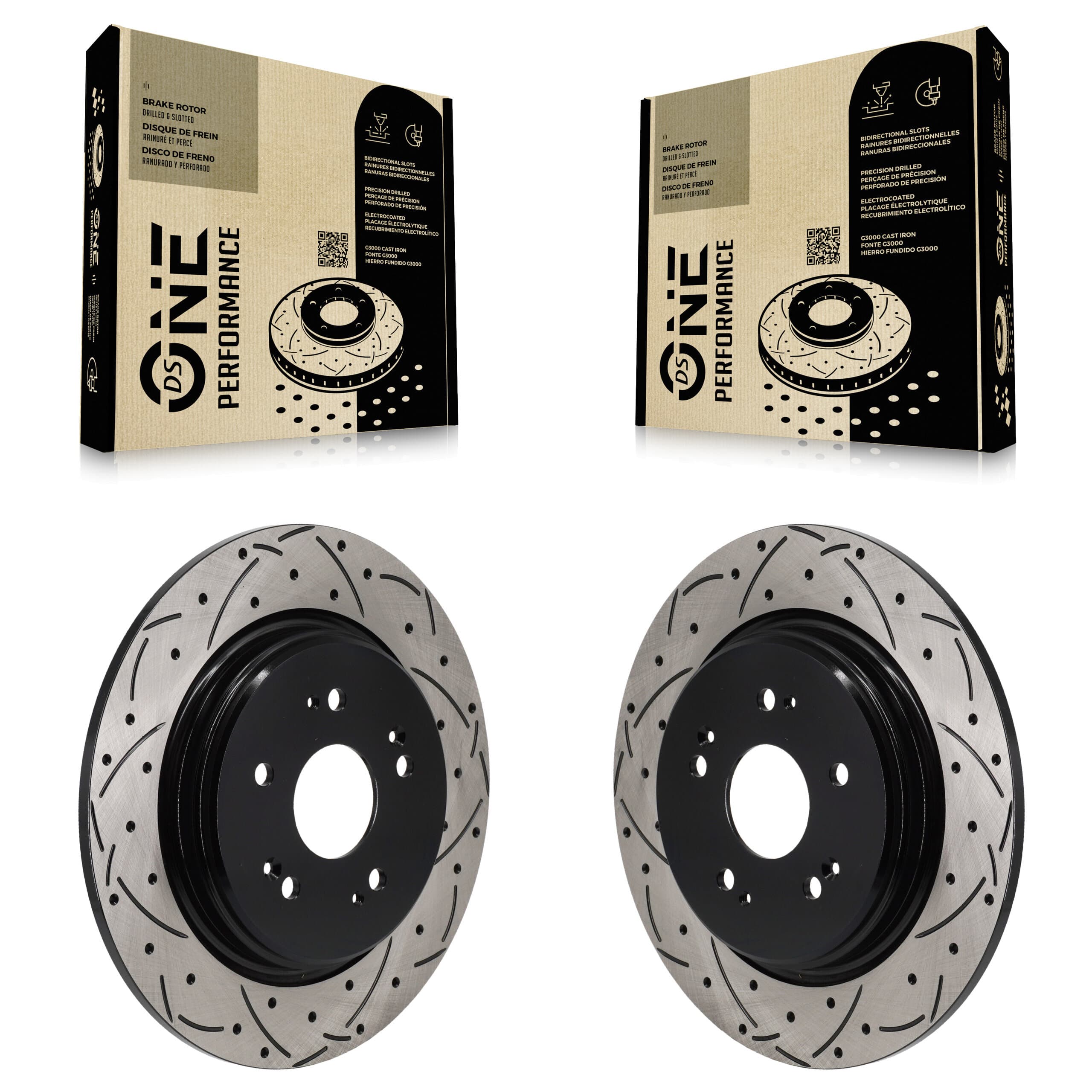 DS-One - KD-100721 - Rear Disc Brake Rotor Kits image 1