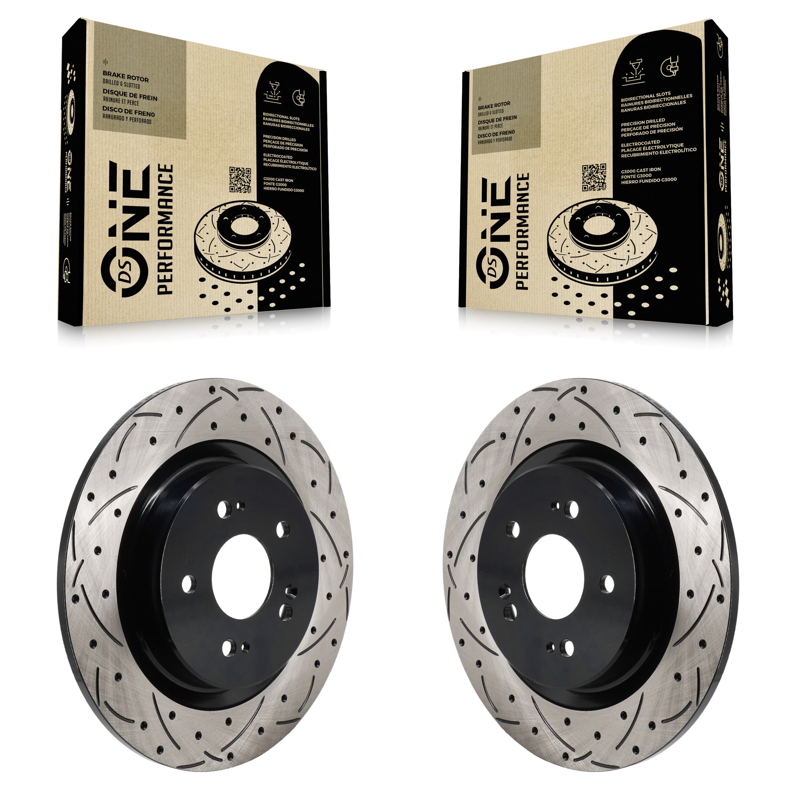 DS-One - KD-100741 - Rear Disc Brake Rotor Kits image 1