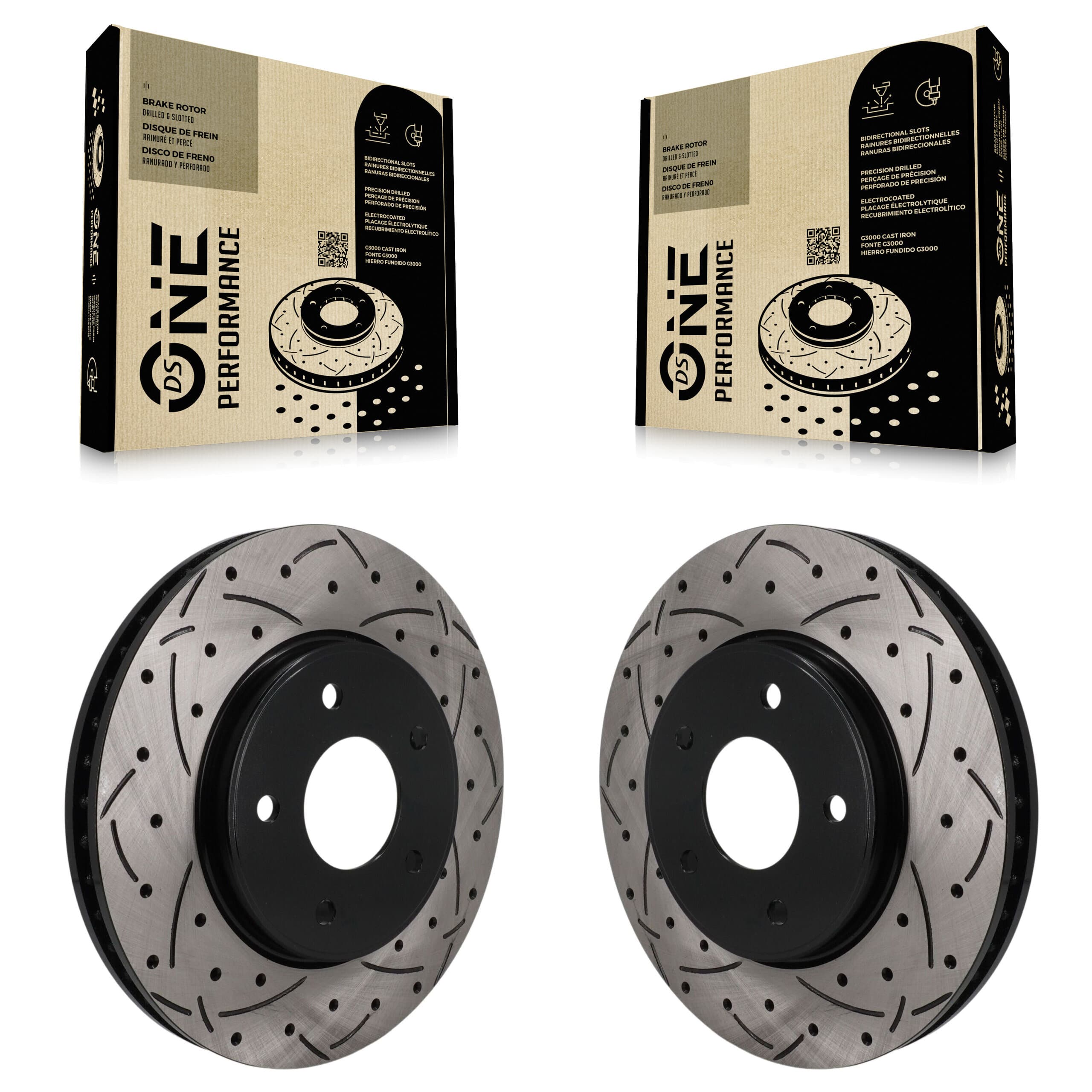 DS-One - KD-100749 - Front Disc Brake Rotor Kits image 1
