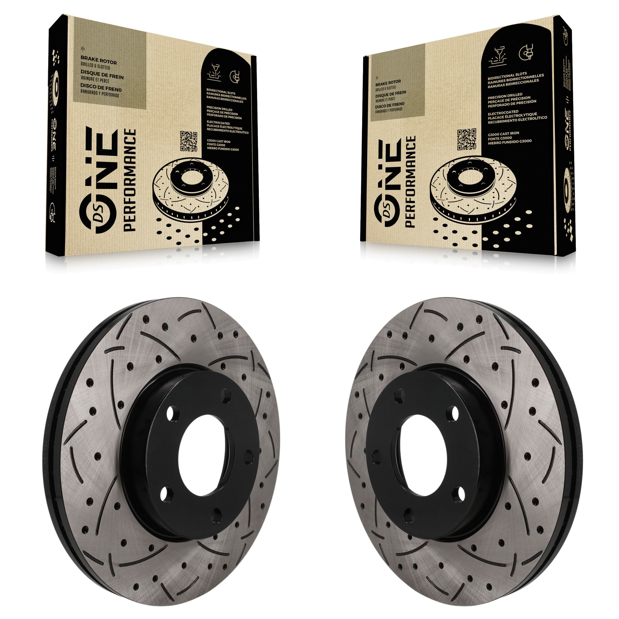 DS-One - KD-100770 - Front Disc Brake Rotor Kits image 1