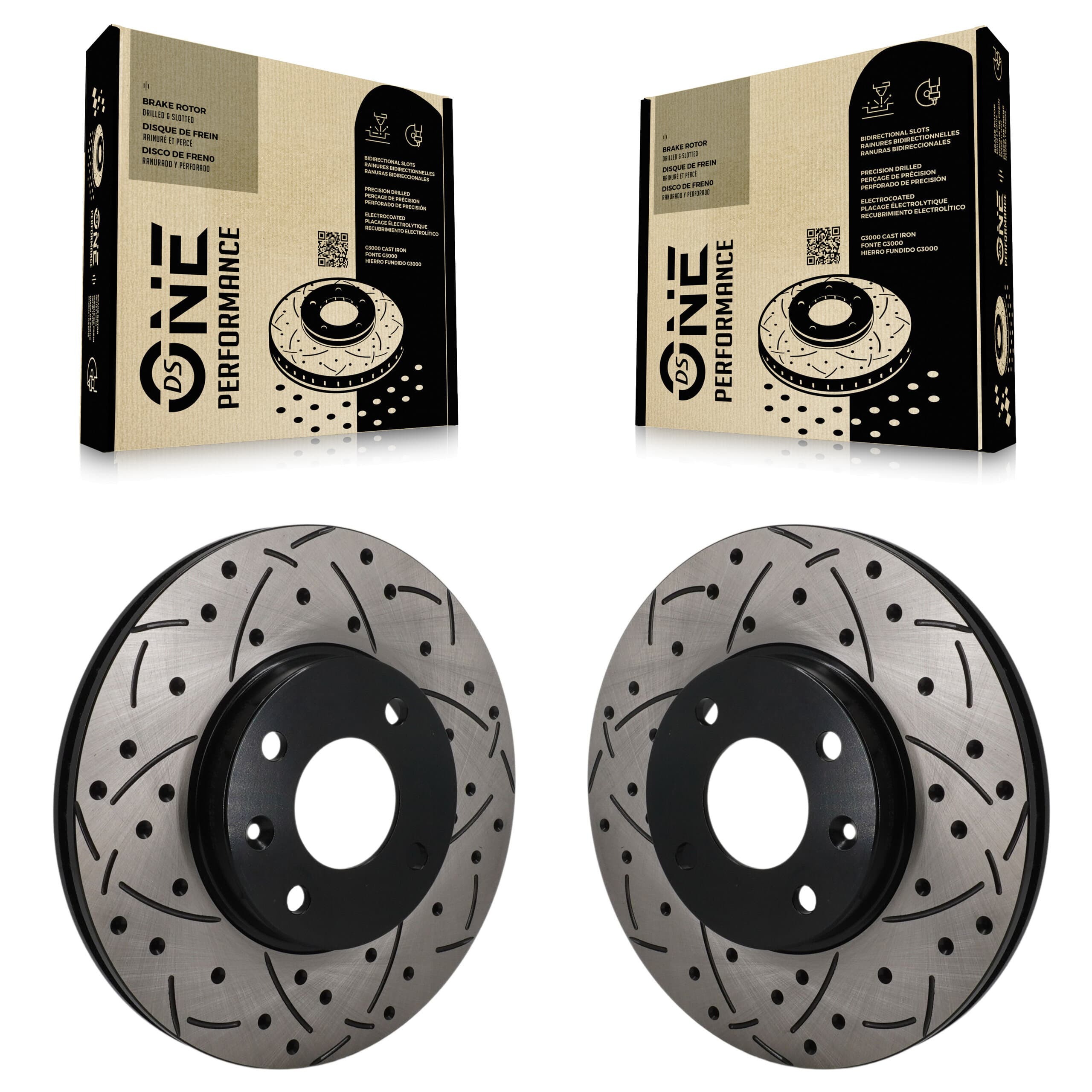 DS-One - KD-100775 - Front Disc Brake Rotor Kits image 1