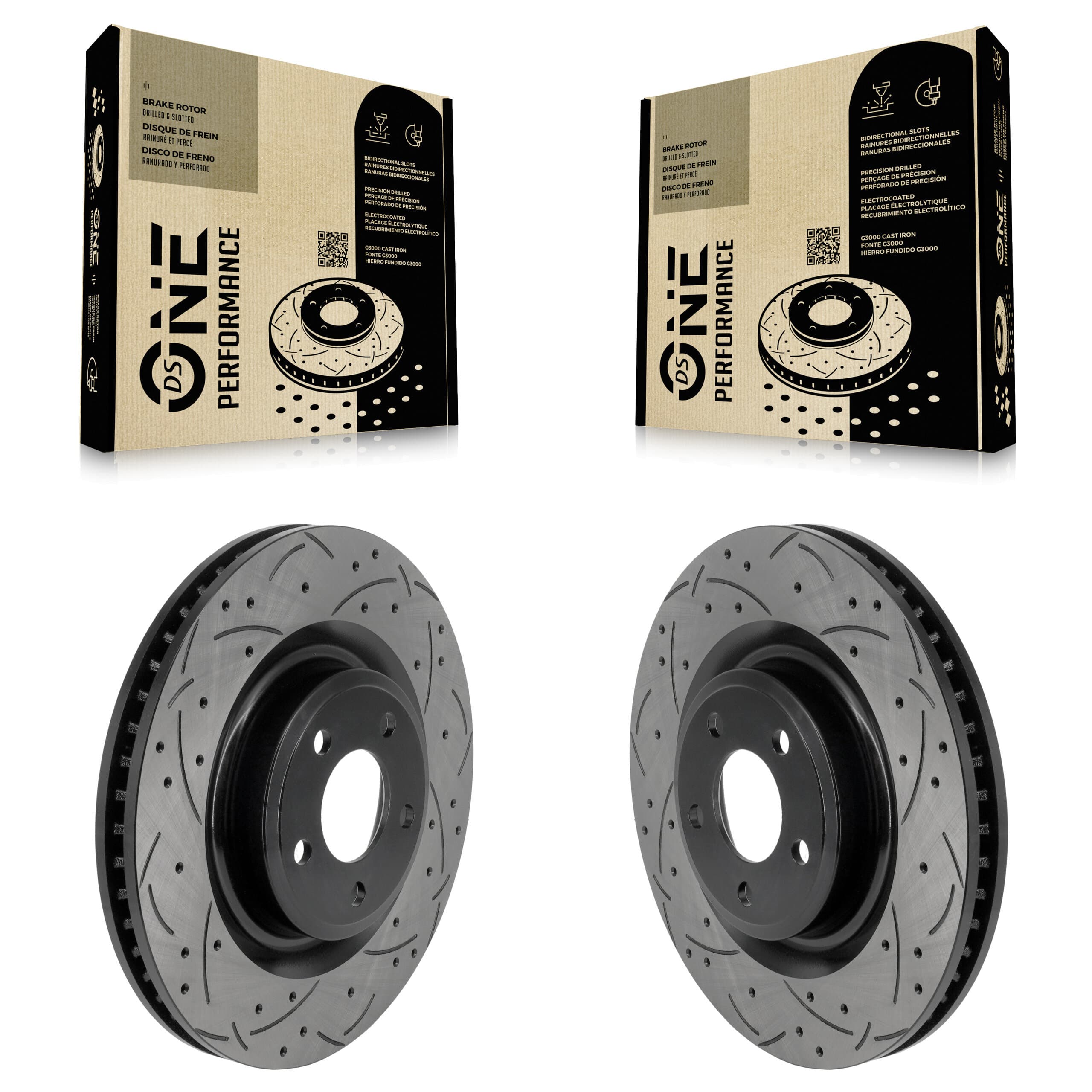 DS-One - KD-100778 - Front Disc Brake Rotor Kits image 1