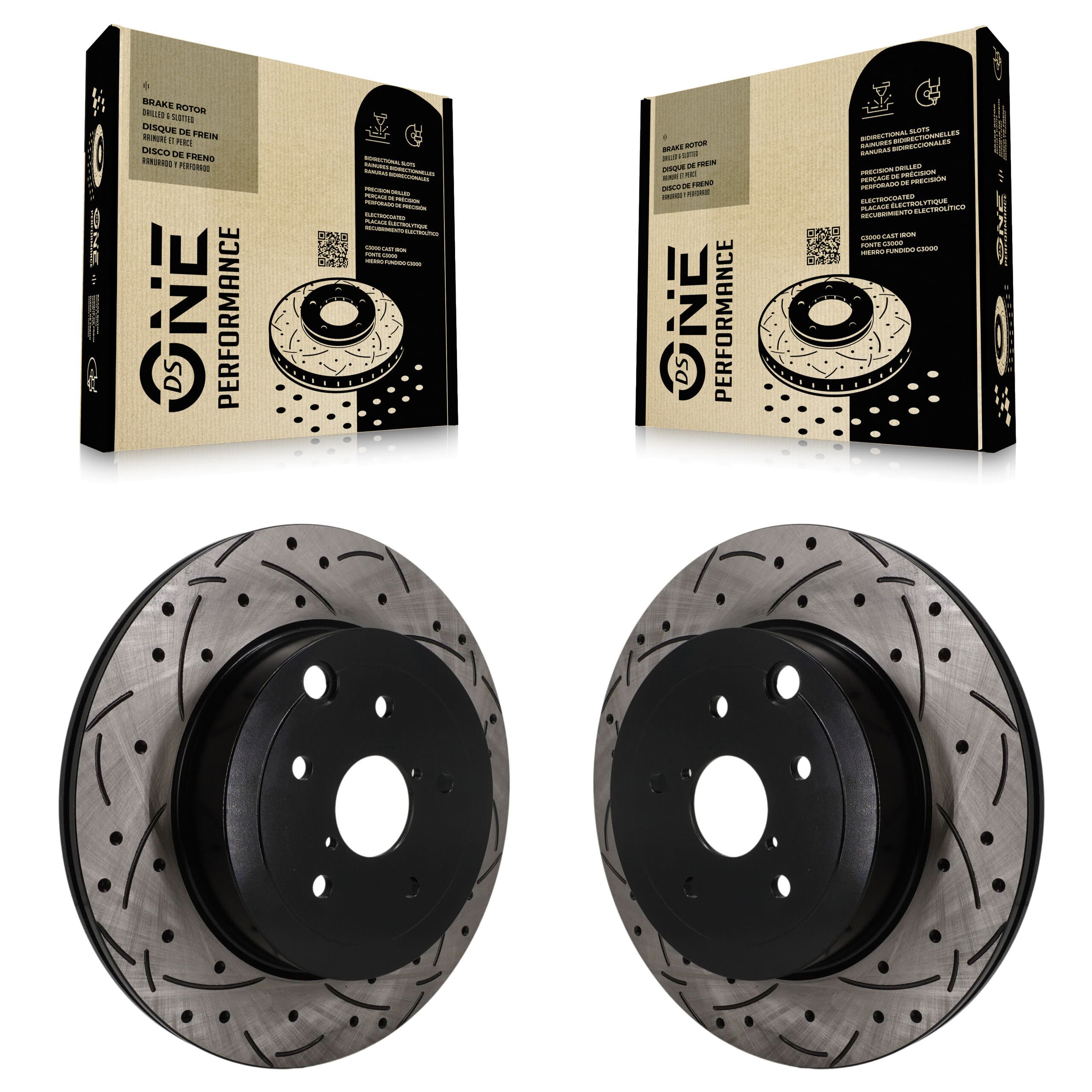 DS-One - KD-100892 - Rear Disc Brake Rotor Kits image 1