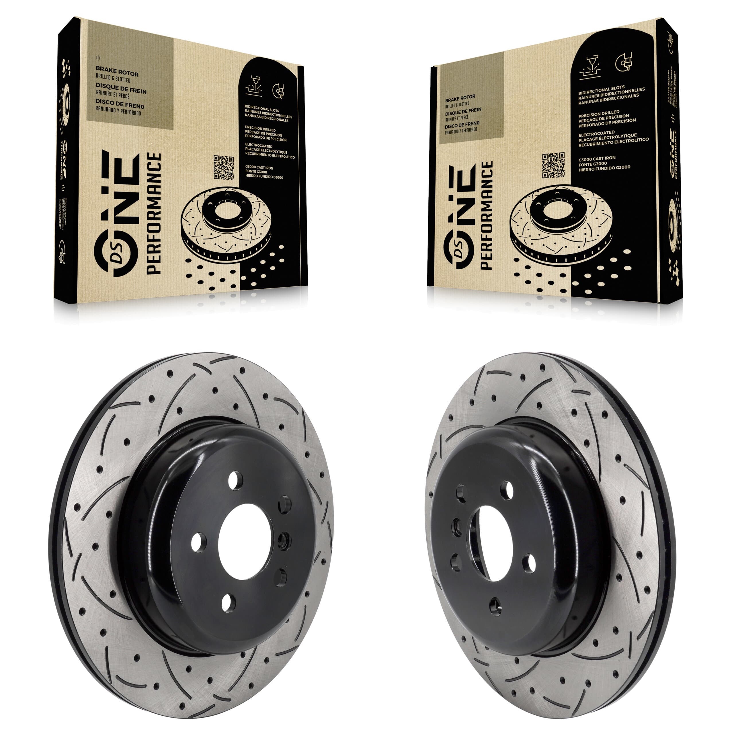 DS-One - KD-100898 - Rear Disc Brake Rotor Kits image 1
