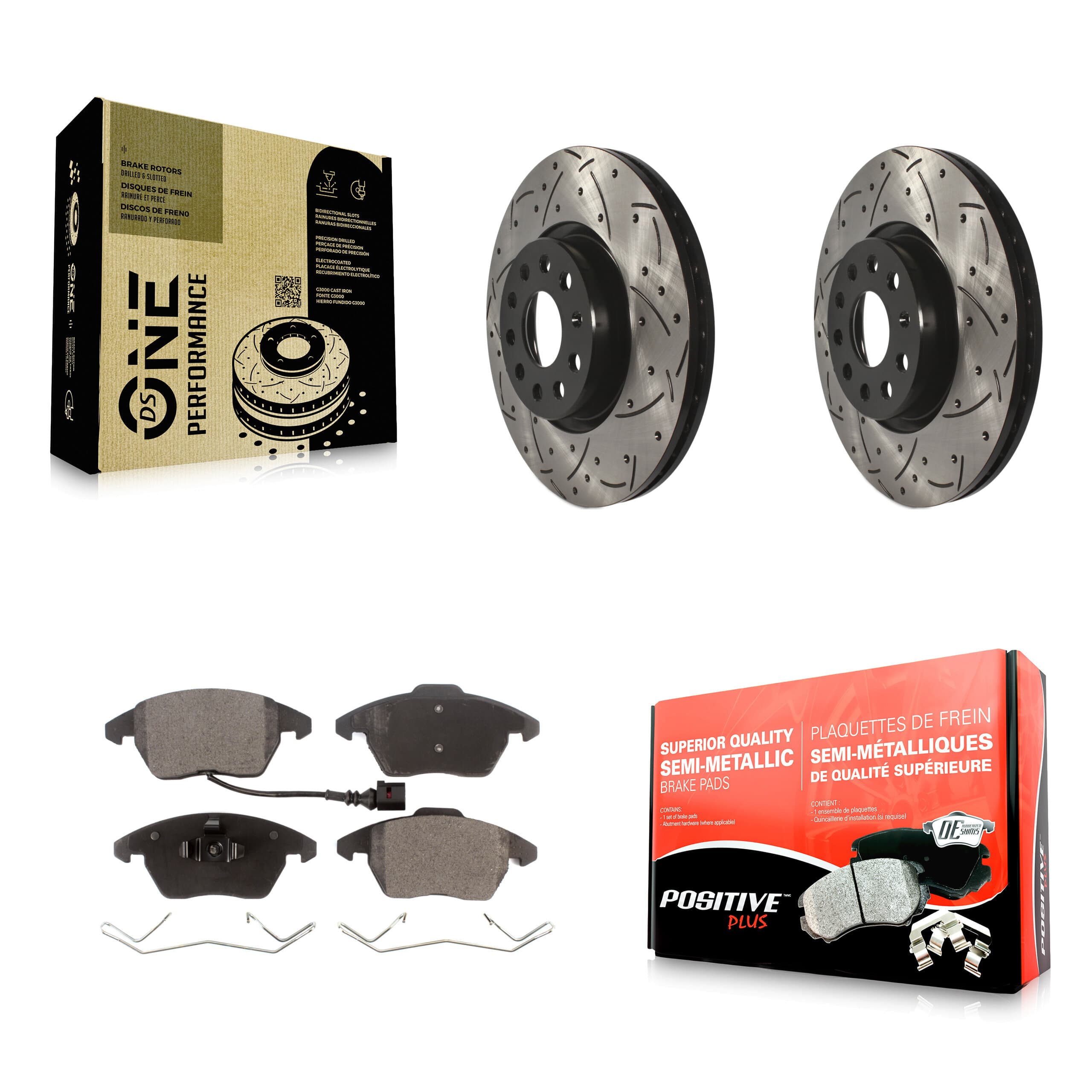 Transit Auto - KDF-100078 - Front Disc Brake Kits image 1