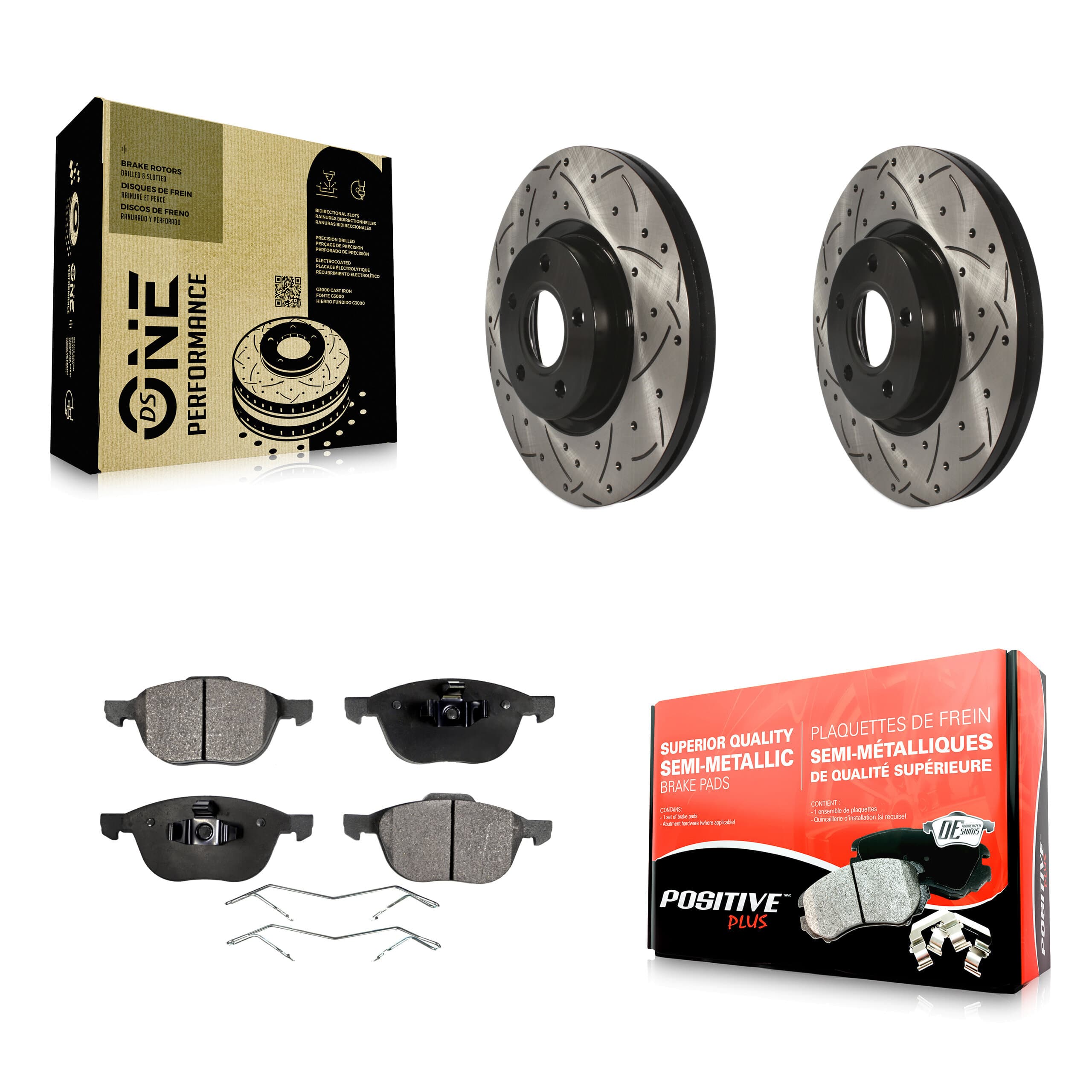 Transit Auto - KDF-100113 - Front Disc Brake Kits image 1