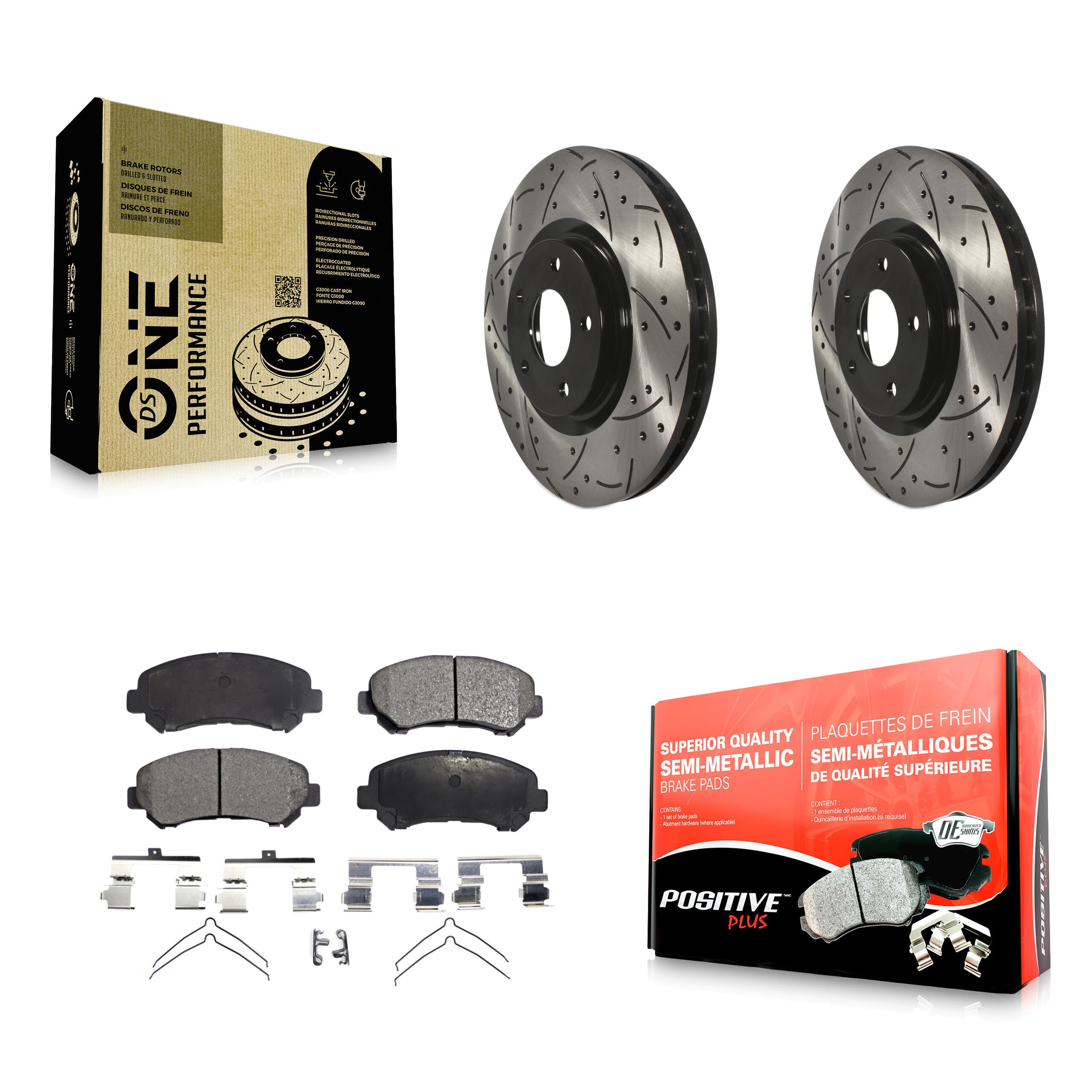 Transit Auto - KDF-100120 - Front Disc Brake Kits image 1
