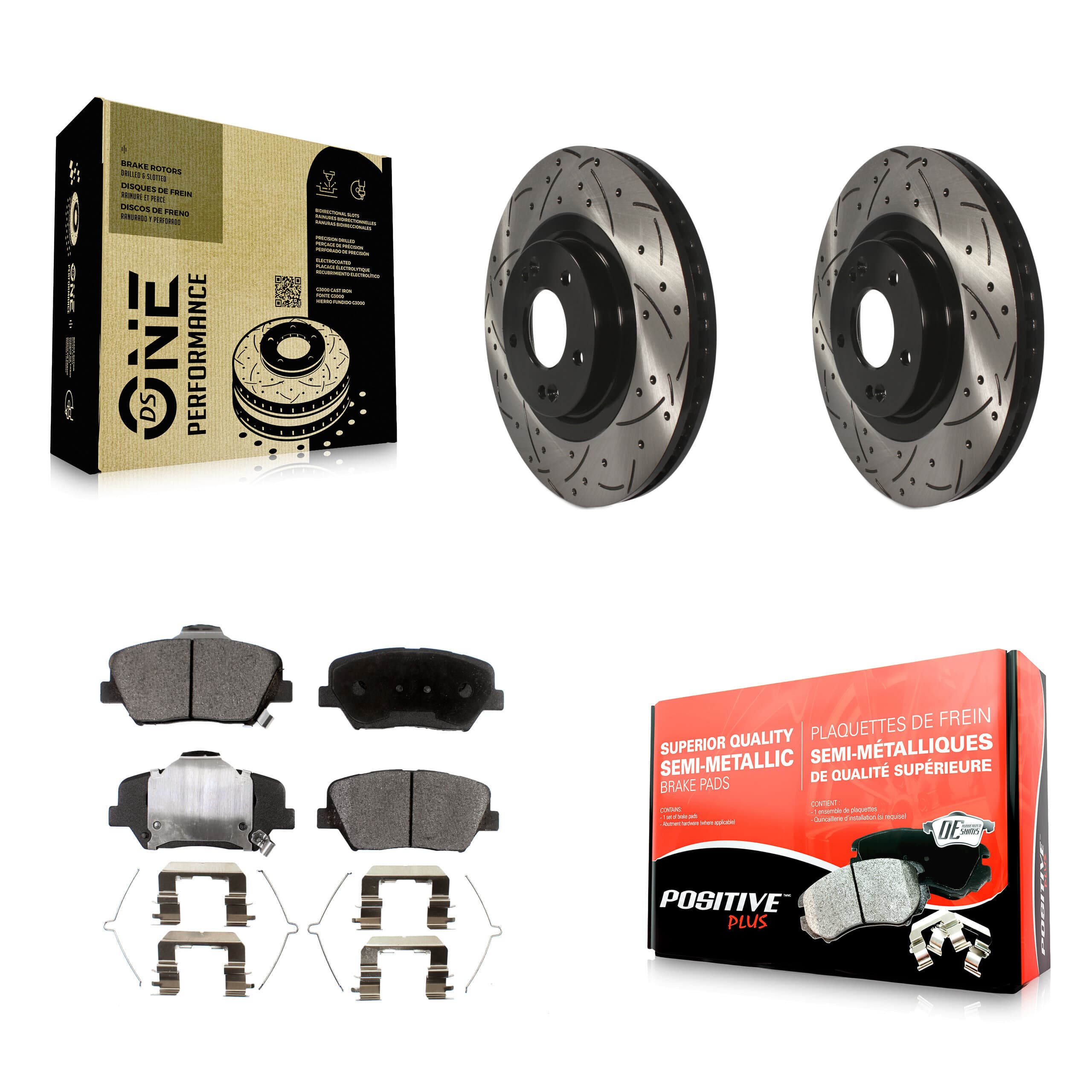 Transit Auto - KDF-100156 - Front Disc Brake Kits image 1