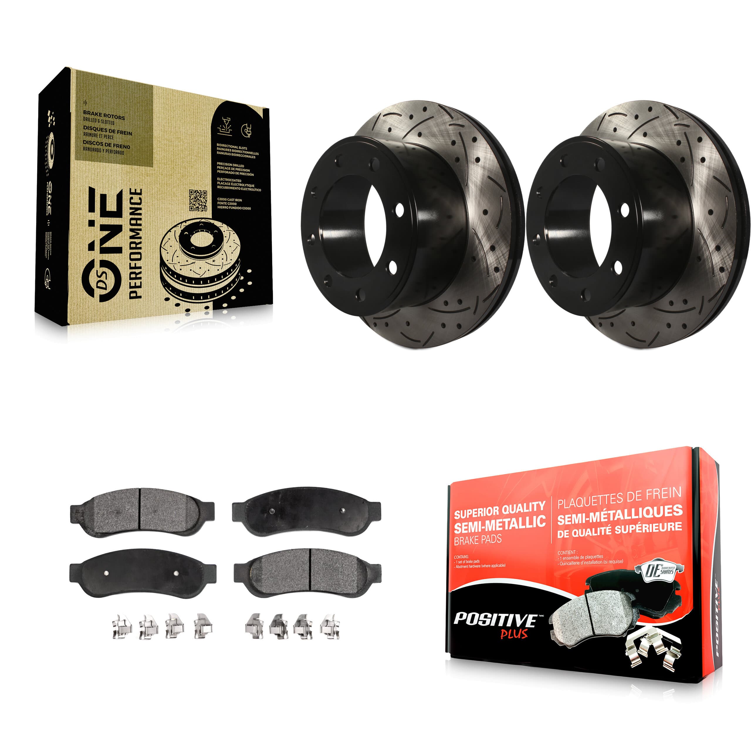 Transit Auto - KDF-100440 - Rear Disc Brake Kits image 1