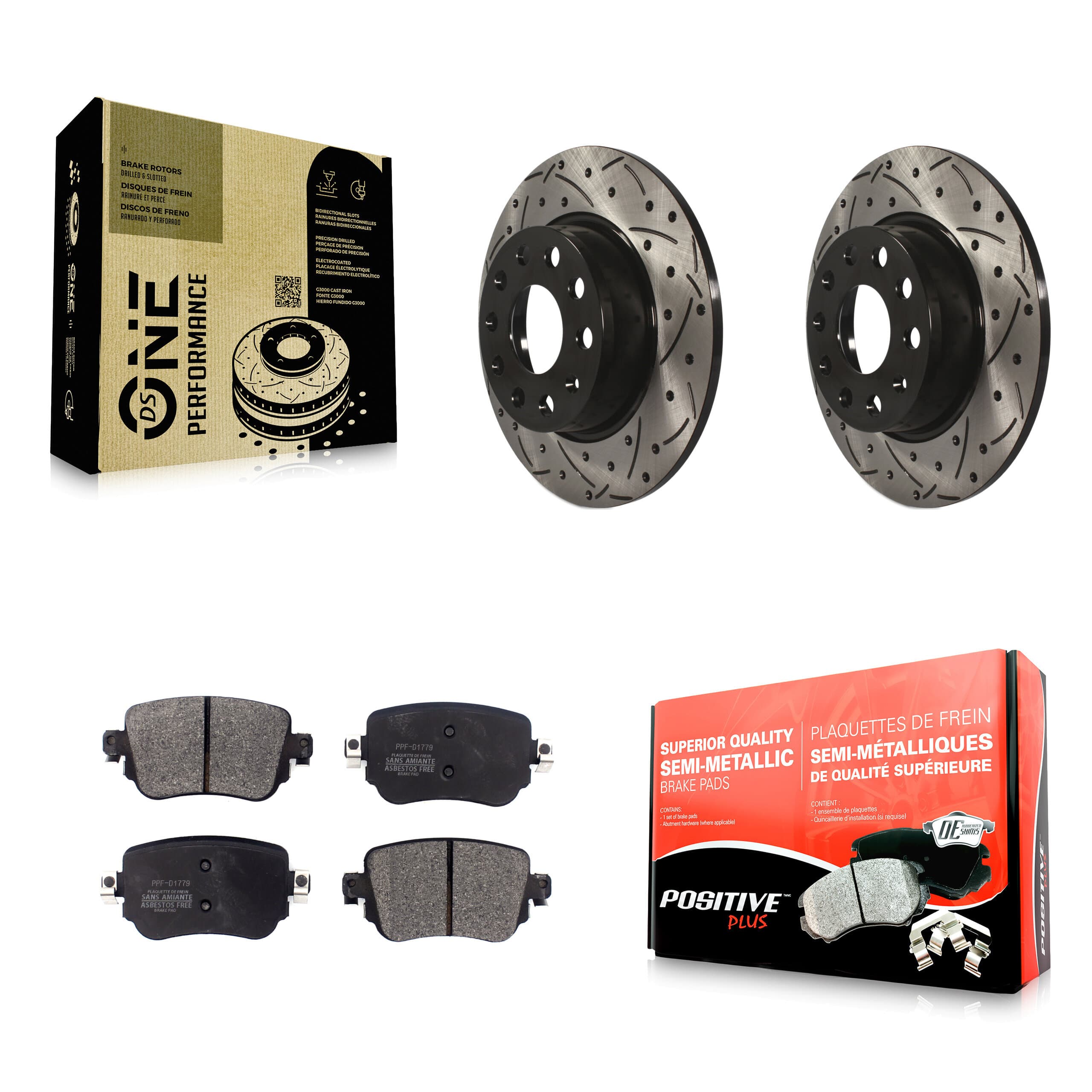 Transit Auto - KDF-100558 - Rear Disc Brake Kits image 1