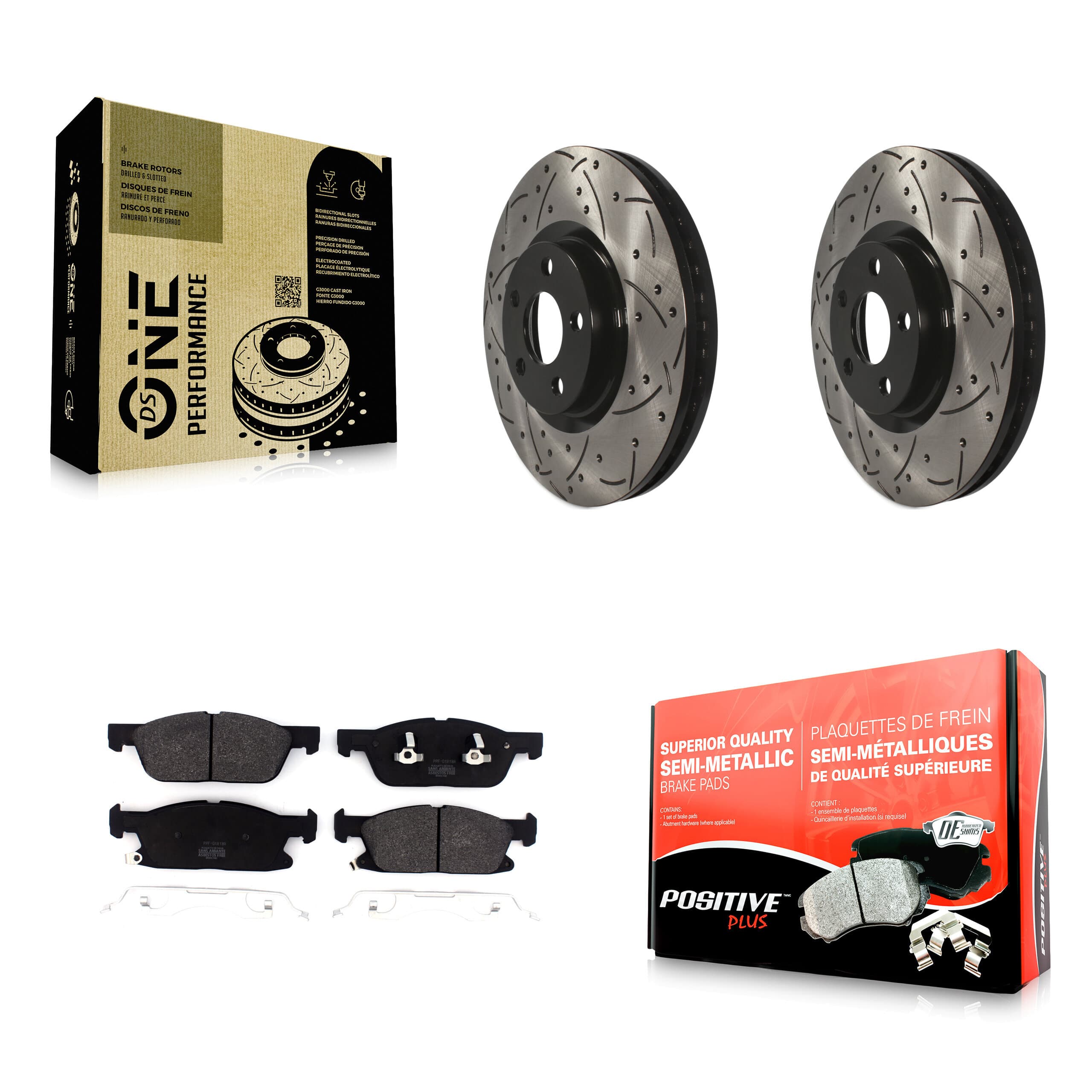 Transit Auto - KDF-100591 - Front Disc Brake Kits image 1